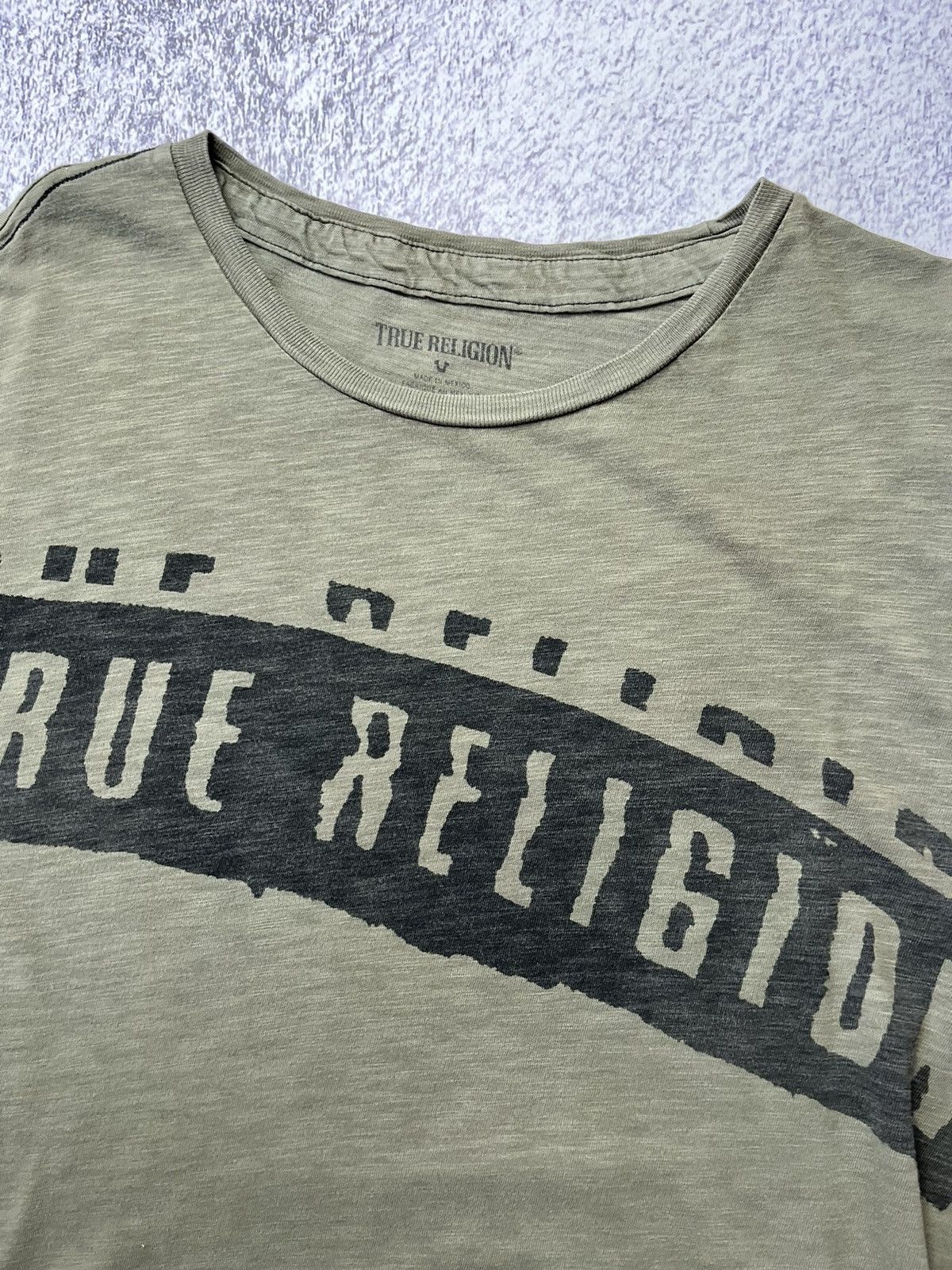 Japanese Brand Mens Vintage Distressed True Religion T-shirt Rare Y2K tee Size US L / EU 52-54 / 3 - 9 Thumbnail