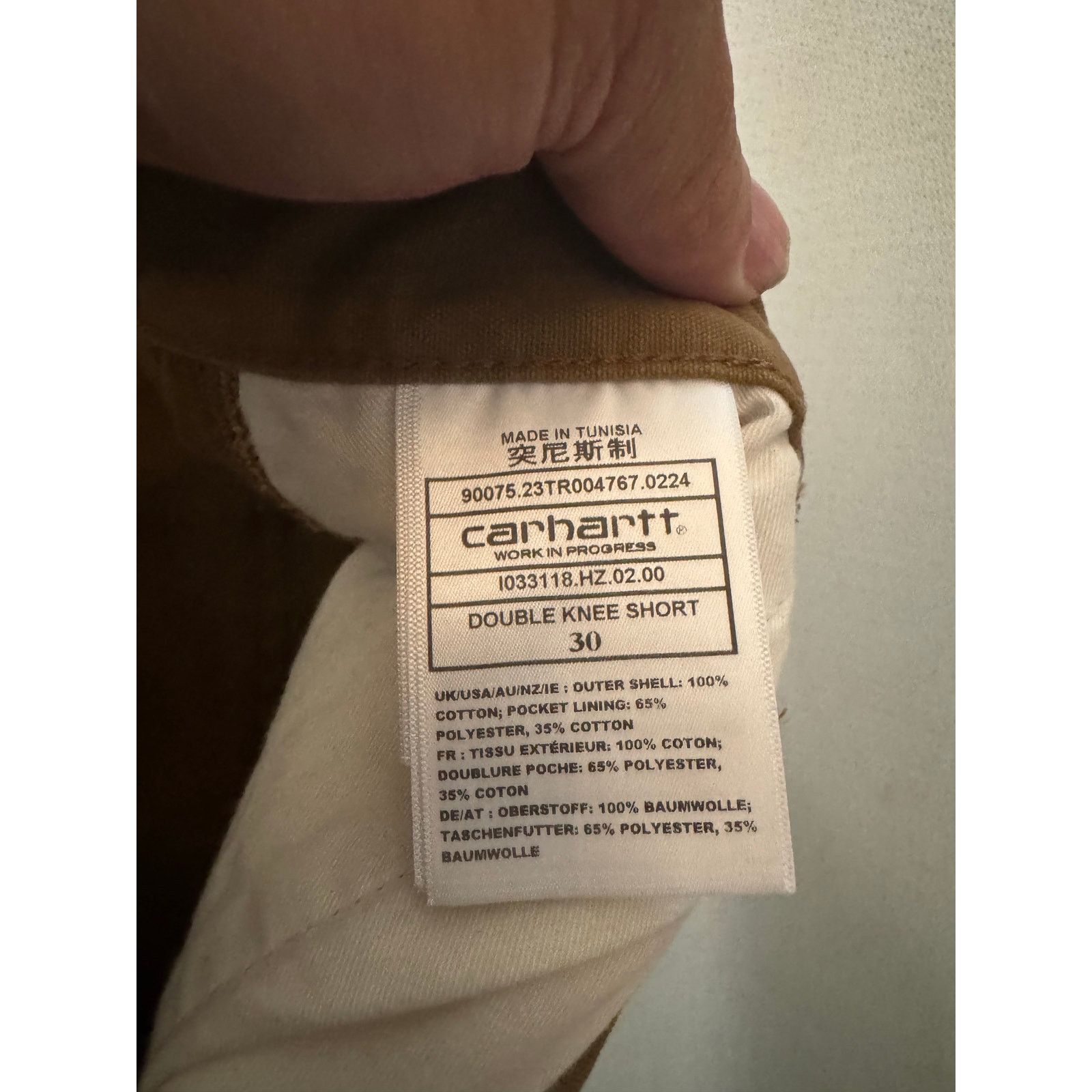 Carhartt Carhartt WIP Double Knee Short Hamilton Brown sz 30 x 0 Size US 30 / EU 46 - 4 Thumbnail