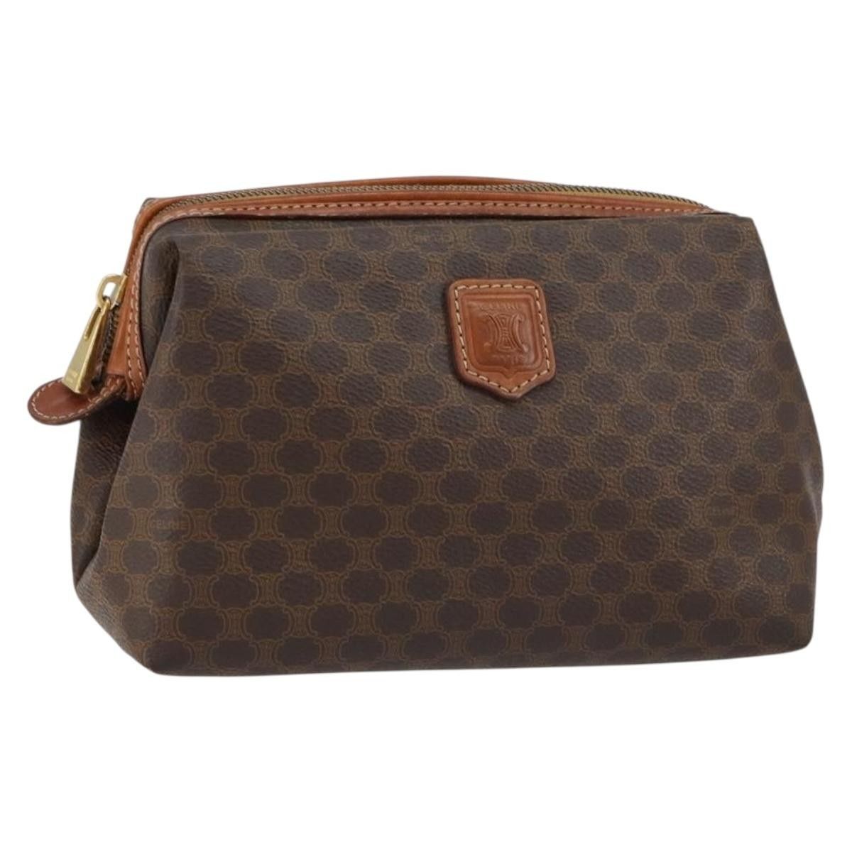 Celine Celine Macadam Pochette Canvas and Leather Size ONE SIZE - 1 Thumbnail