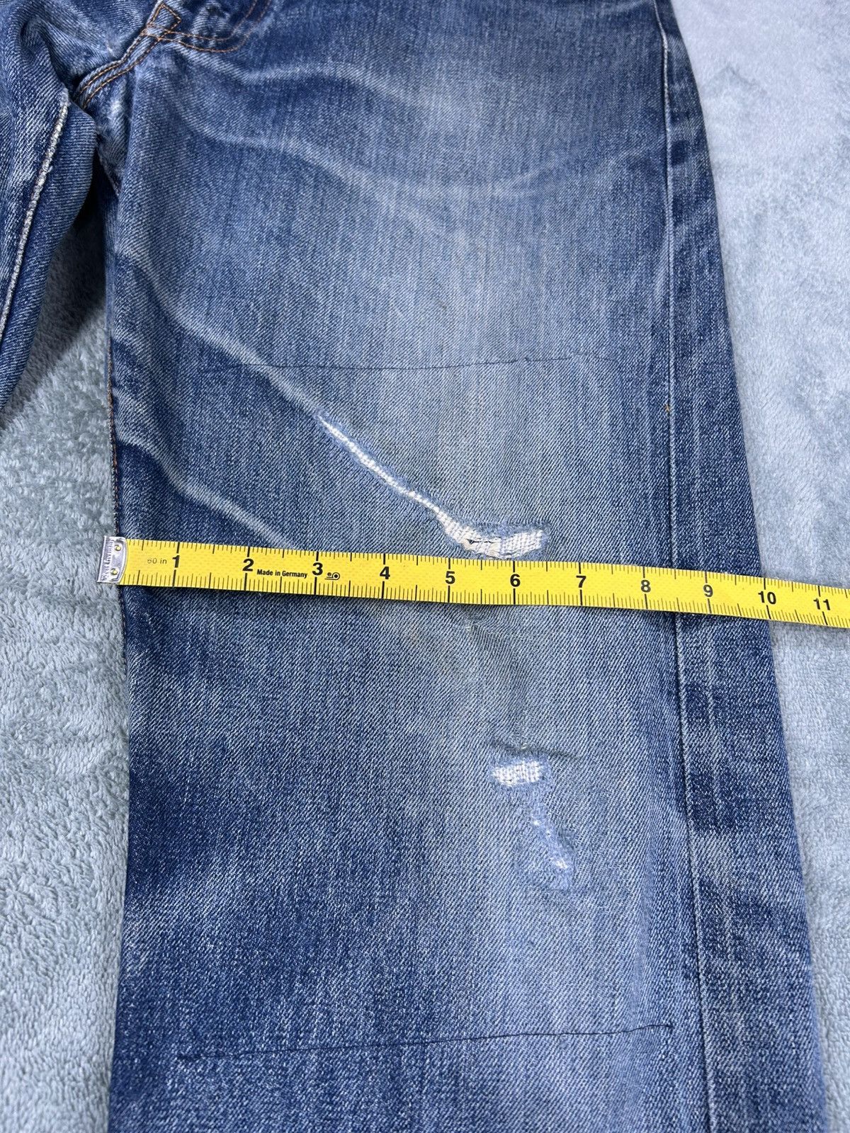 Levi's Vintage Clothing Vintage LVC Levi’s 551zxx Big E Distressed Denim Size US 33 - 18 Thumbnail