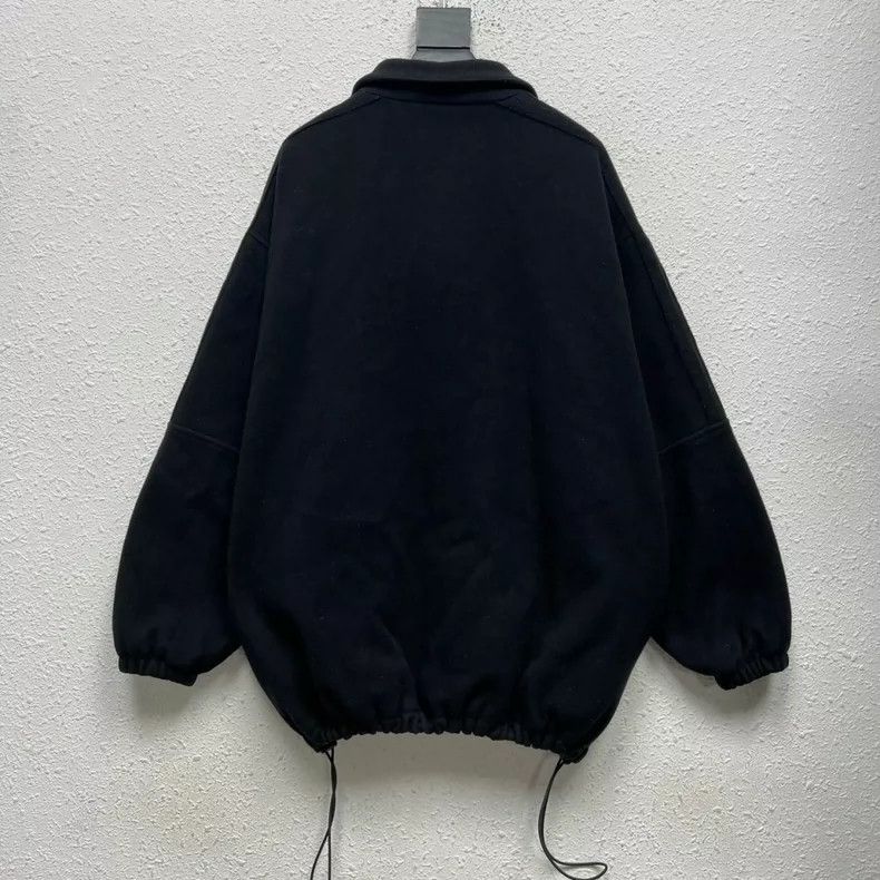 Balenciaga Balenciaga Logo Slogan Thick Cashmere Cotton Fleece Jacket Size US S / EU 44-46 / 1 - 2 Thumbnail