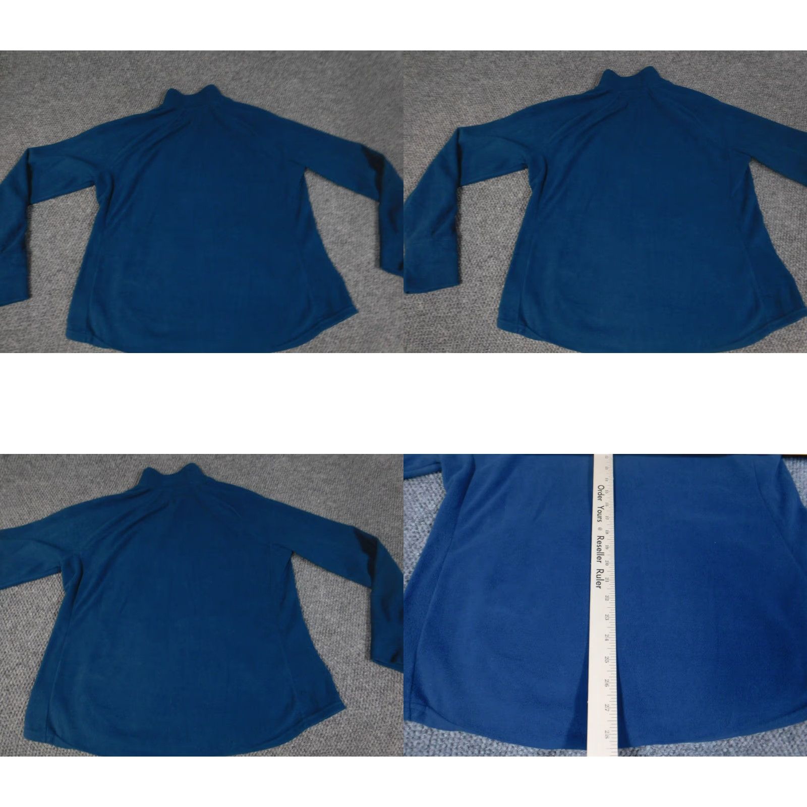 Old Navy Old Navy Womens Sweatshirt Full Zip XL Blue Activewear Lightweight Regular Logo Mock Neck Polyester Blended Fabric Womens Casual Sports Size XL / US 12-14 / IT 48-50 - 8 Thumbnail