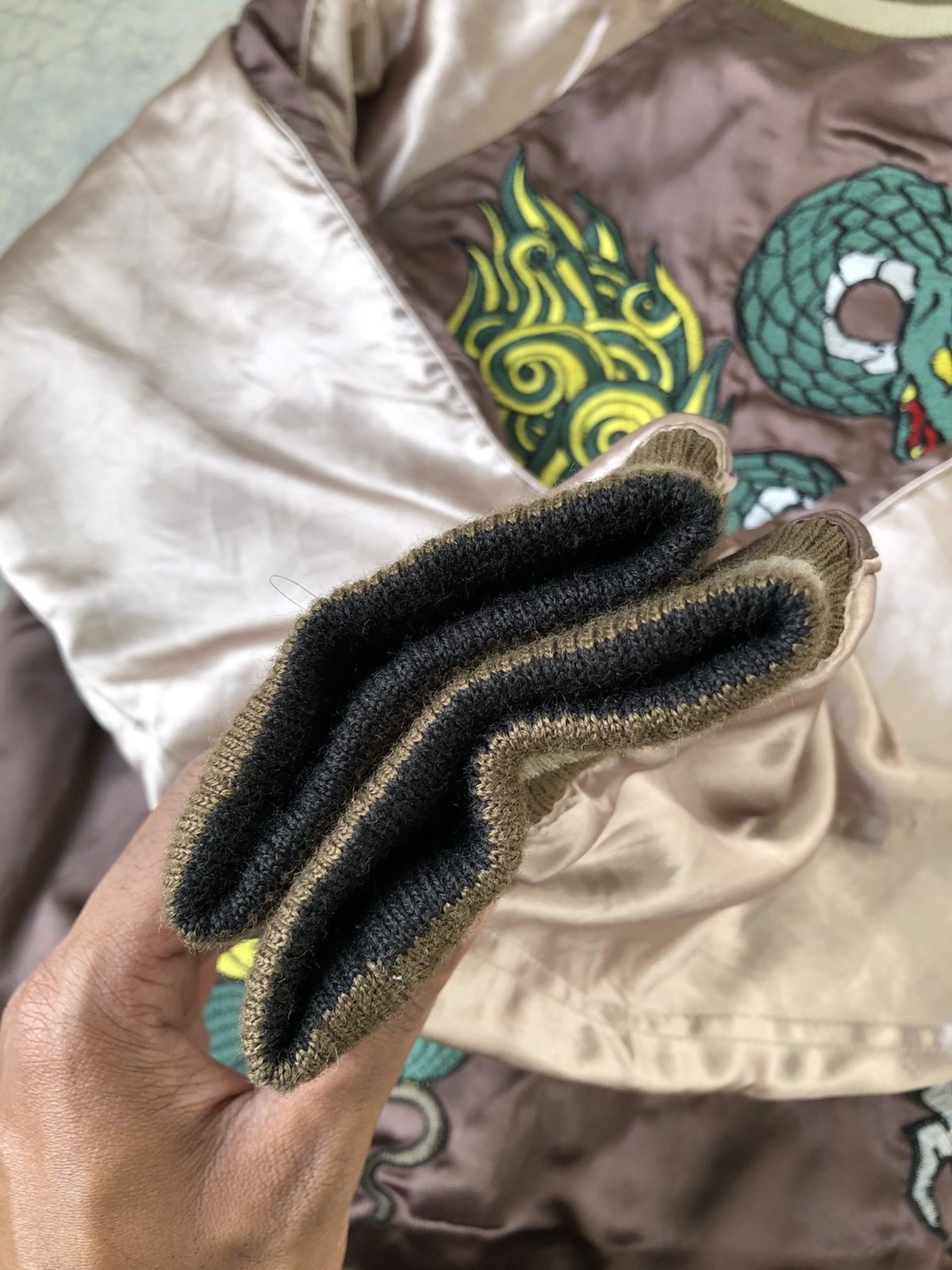 If Six Was Nine RARE VINTAGE REVERSIBLE GUMU SUKAJAN SNAKE DRAGON JACKET Size US S / EU 44-46 / 1 - 11 Thumbnail