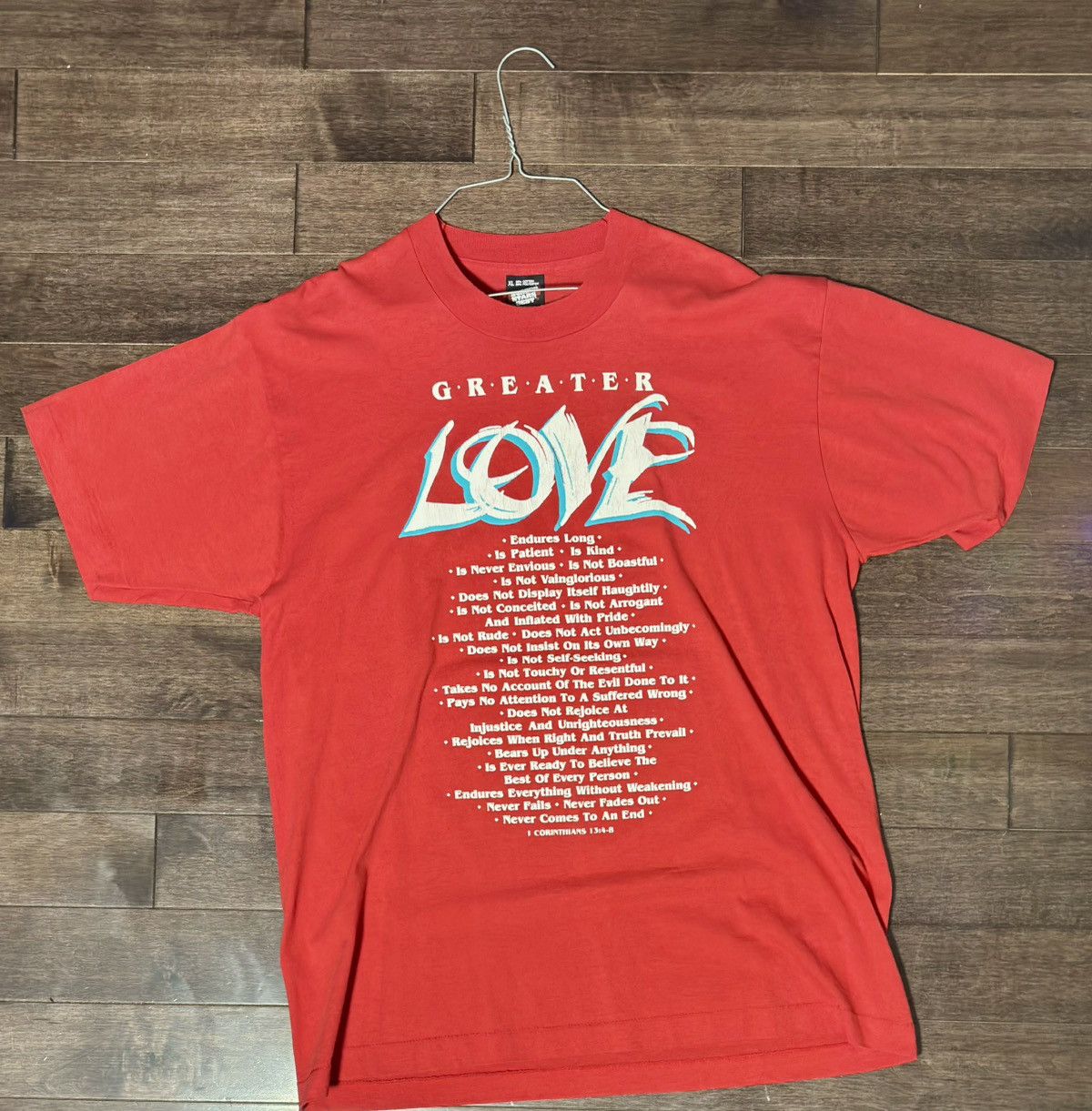 Vintage VINTAGE 90’s Jesus TEE Size US XL / EU 56 / 4 - 1 Thumbnail