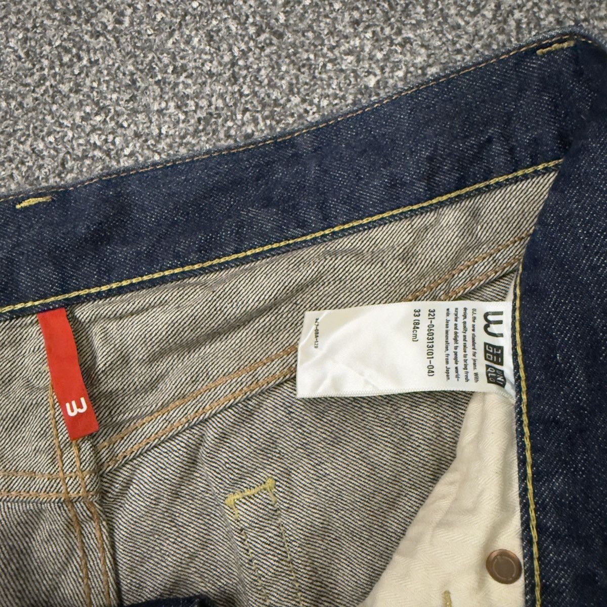 Undercover × Uniqlo 🔥🇯🇵 Vintage 90s Archival S002 Uniqlo UJ Rusty Denim Size US 33 - 14 Thumbnail
