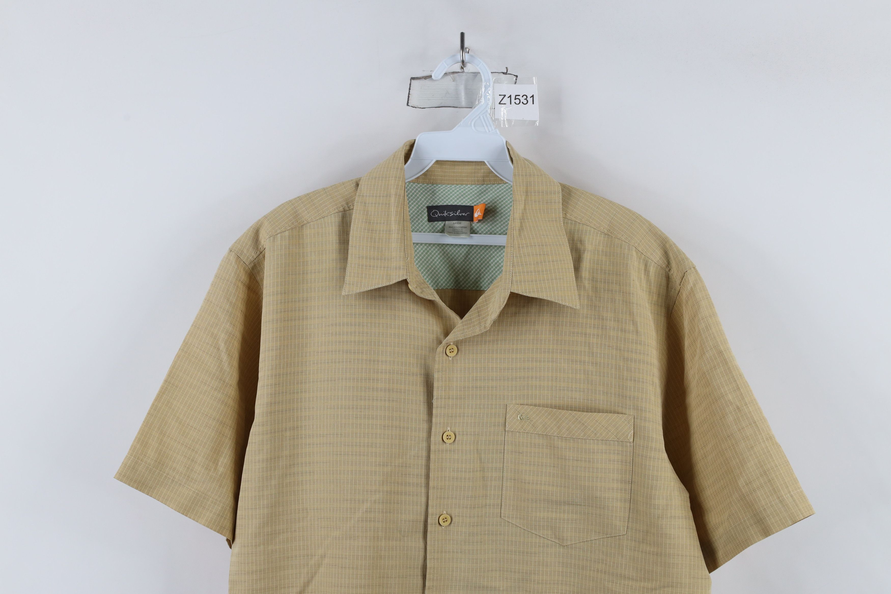 Quiksilver × Vintage Vintage 90s Y2K Quiksilver Short Sleeve Collared Shirt Size US S / EU 44-46 / 1 - 2 Thumbnail