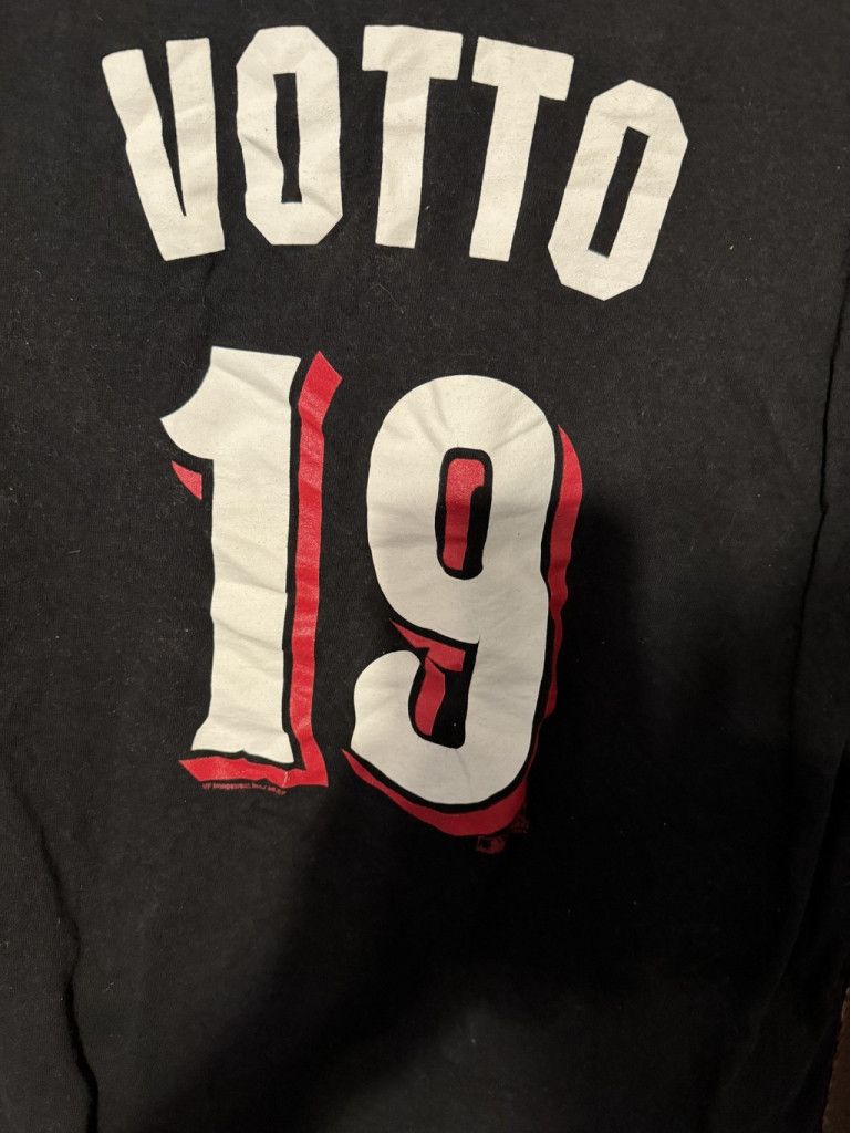 The Unbranded Brand Cincinnati Reds Joey Votto Player T-Shirt Black Men’s Size L Size US L / EU 52-54 / 3 - 3 Thumbnail