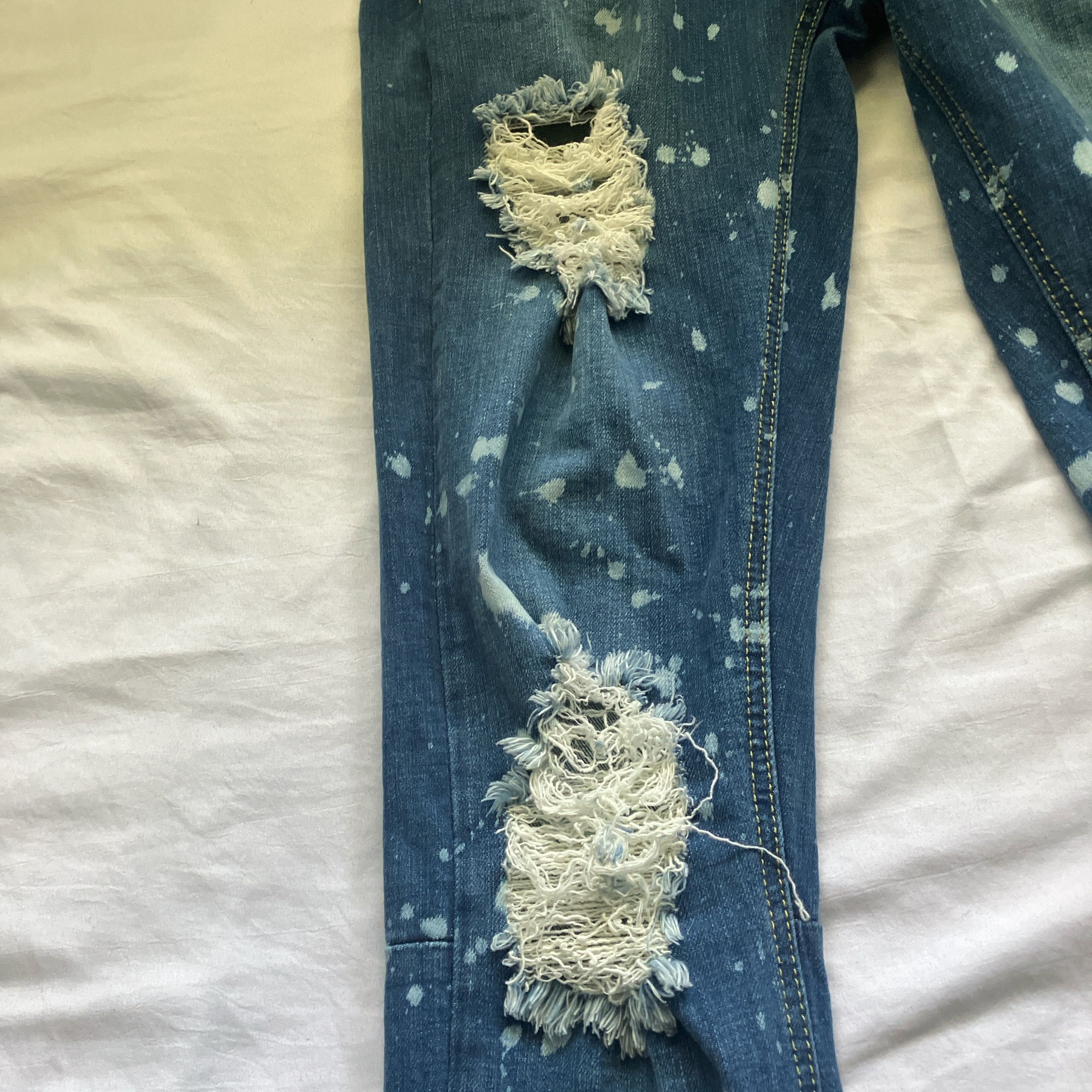 Crysp Denim × Vintage Crysp Denim Blue Jeans Size US 32 / EU 48 - 2 Thumbnail