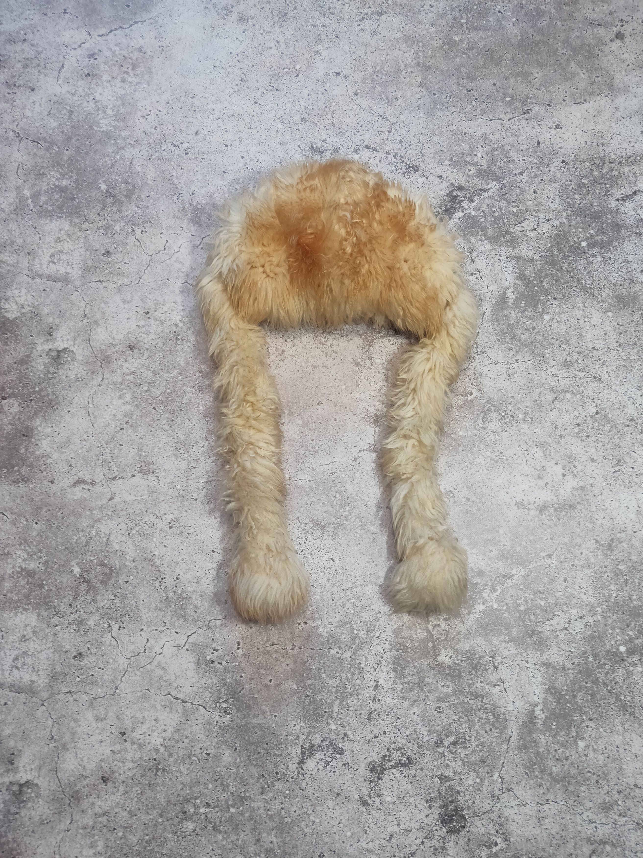 Japanese Brand × Vintage Y2K Faux Fur Ushanka Vintage Fuzzy Warm Mohair Lamb Size ONE SIZE - 2 Thumbnail