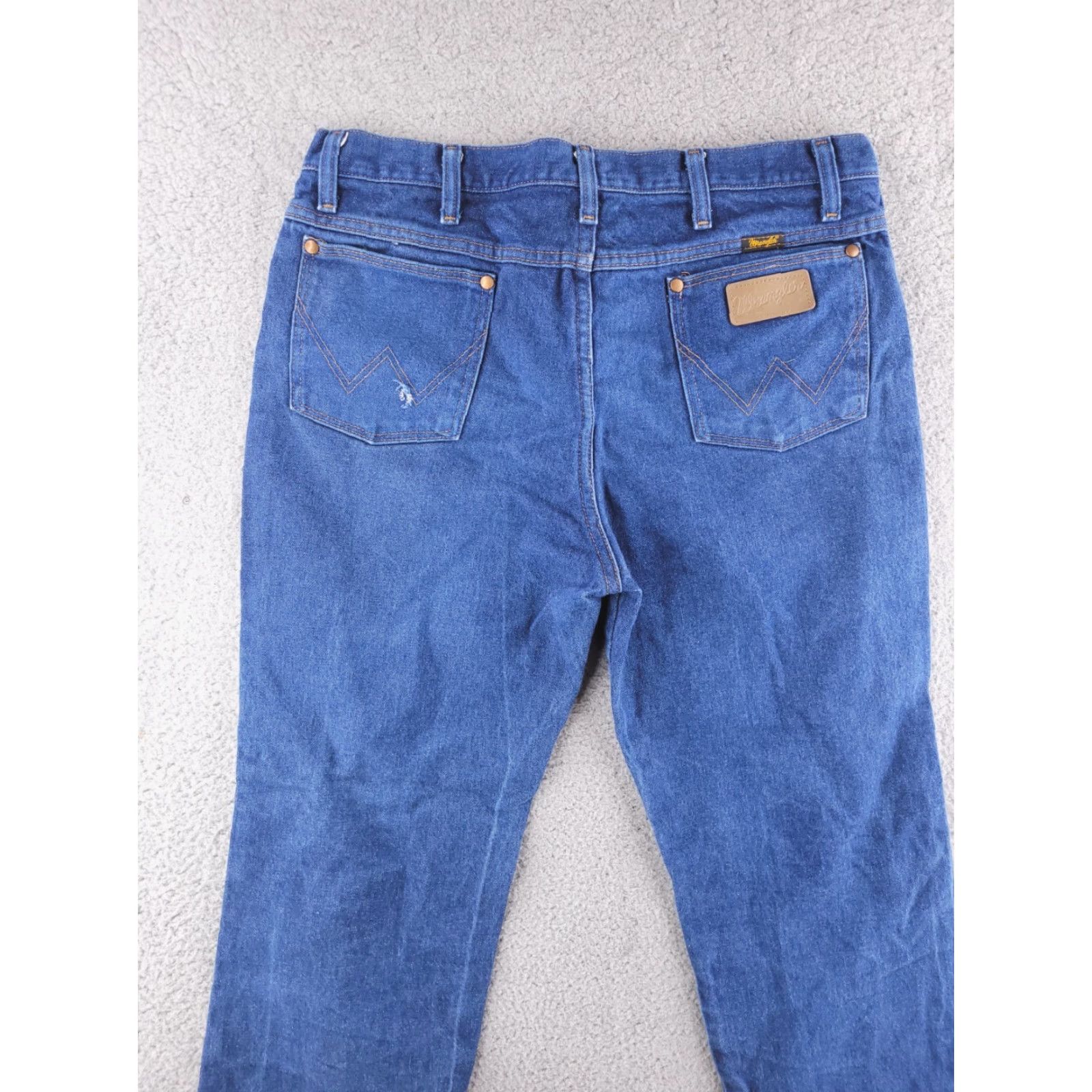 Wrangler Wrangler Jeans Mens 34x29 Blue Cowboy Cut Straight Fit Denim Medium Wash Size US 34 / EU 50 - 2 Thumbnail