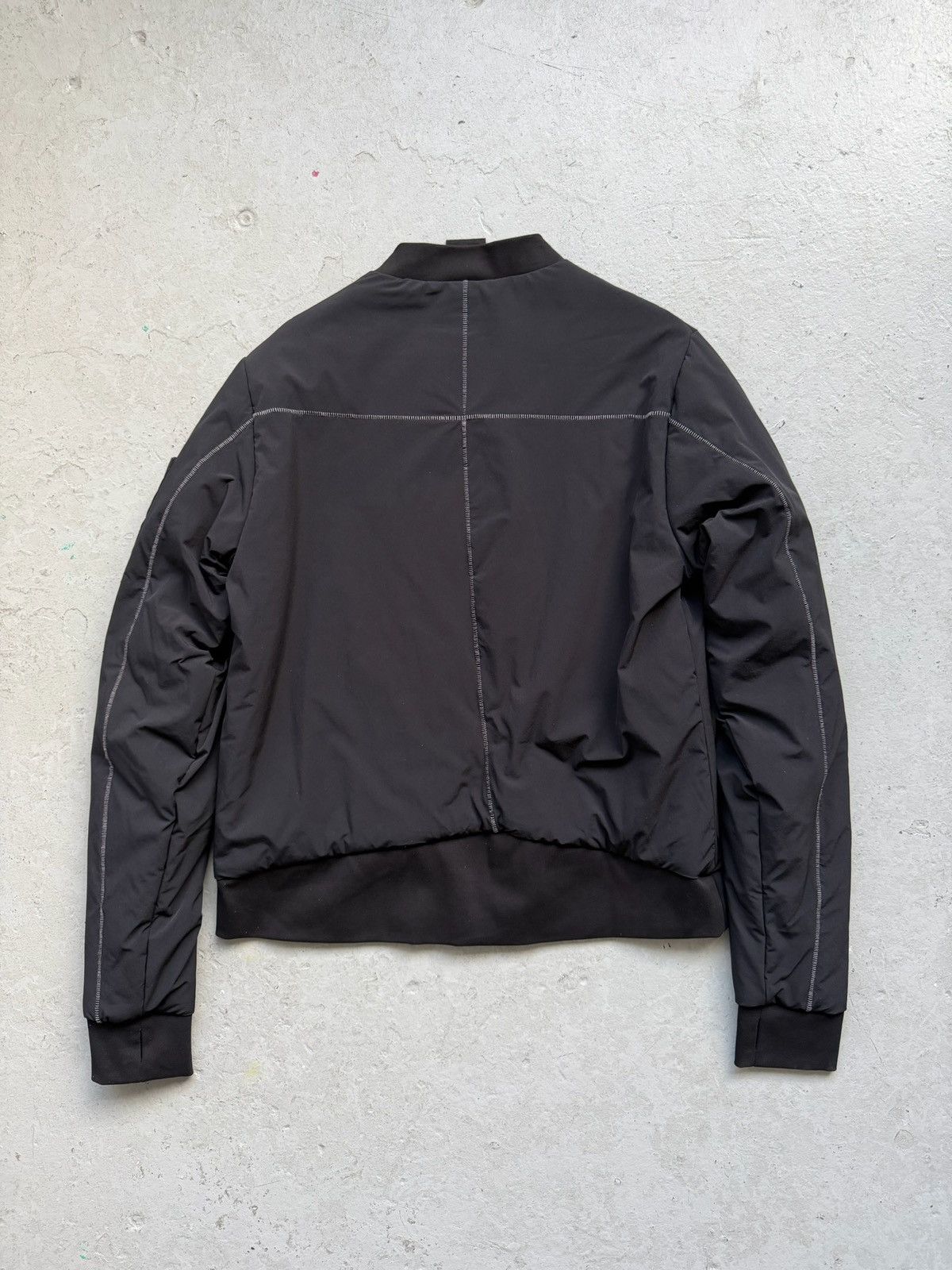 Thom Krom Thom Krom Black Nylon Bomber Down Jacket Size US L / EU 52-54 / 3 - 4 Thumbnail