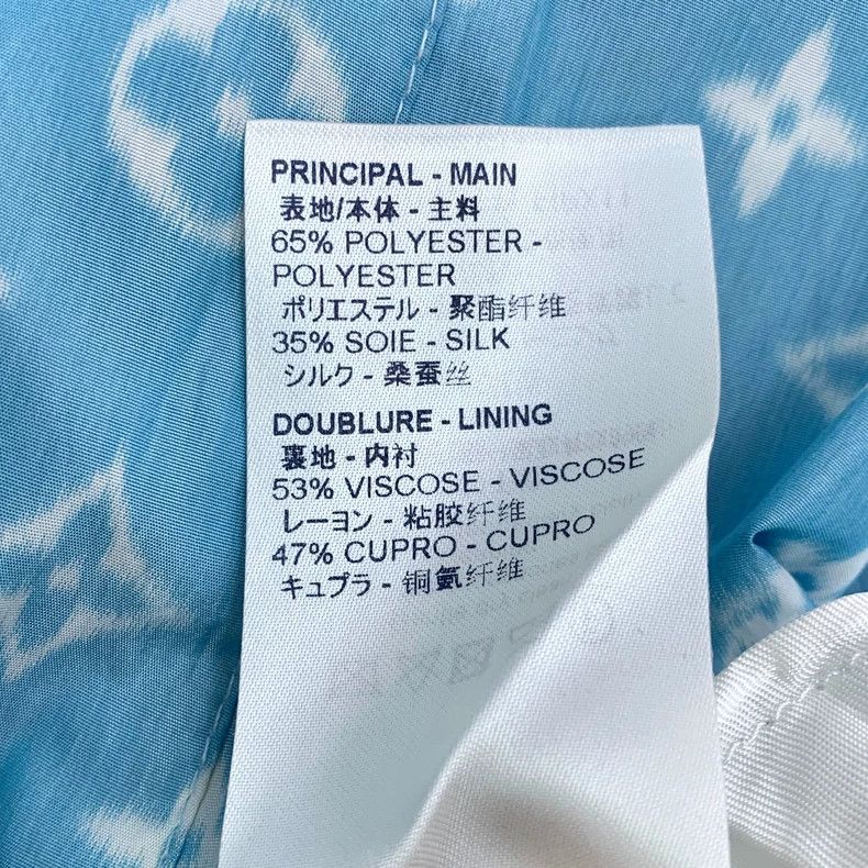 Louis Vuitton Louis Vuitton Blue logo presbyopic full print corset casua Size US 38 / EU 54 - 7 Thumbnail