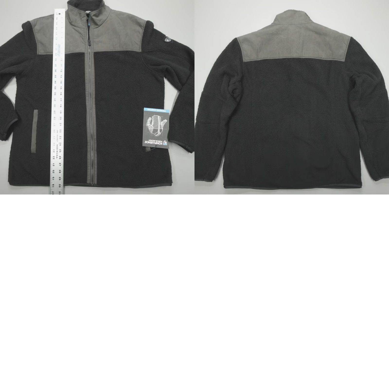 Vintage Kuhl Konfluence Fleece Jacket Men 2XL Raven/Carbon Full Zip Lightweight Warmth Size US XXL / EU 58 / 5 - 8 Thumbnail