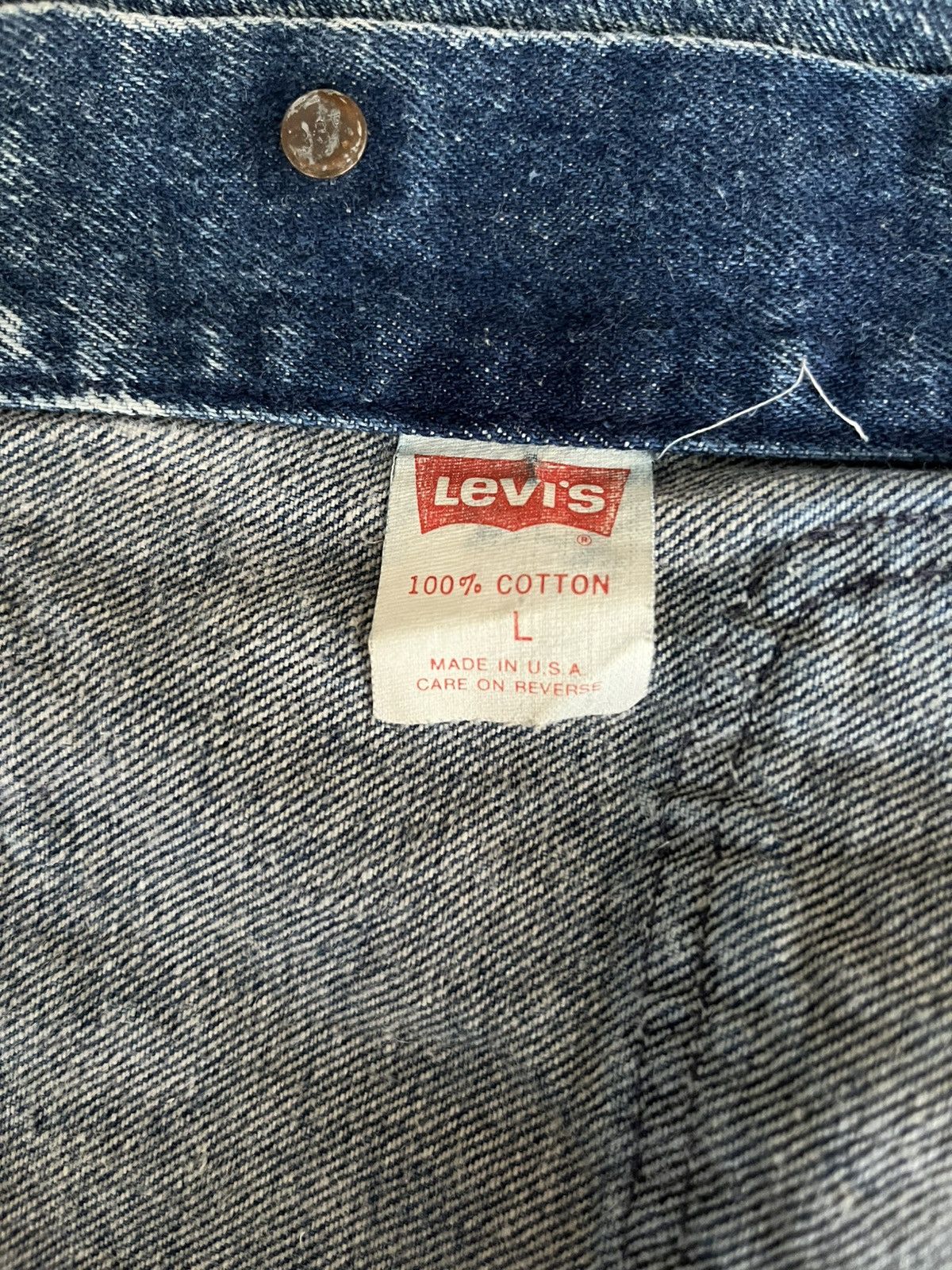 Levi's × Vintage Vintage Levi's Denim Jacket Rare Star logo Size S / US 4 / IT 40 - 9 Thumbnail