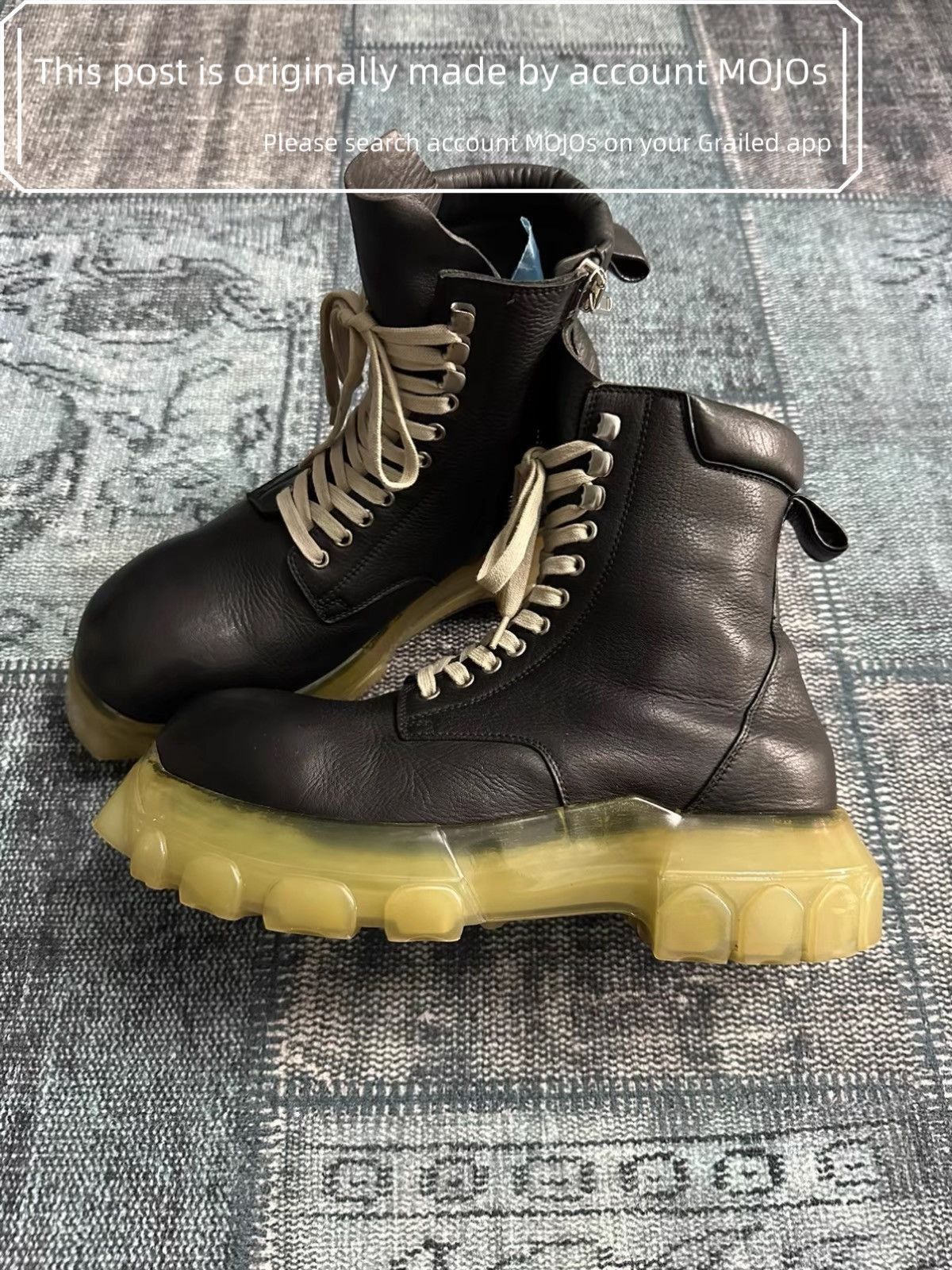 Rick Owens Sz 44 Rick Owens Concordians Beatle Bozo Tractor mojos747 Size US 11 / EU 44 - 2 Thumbnail