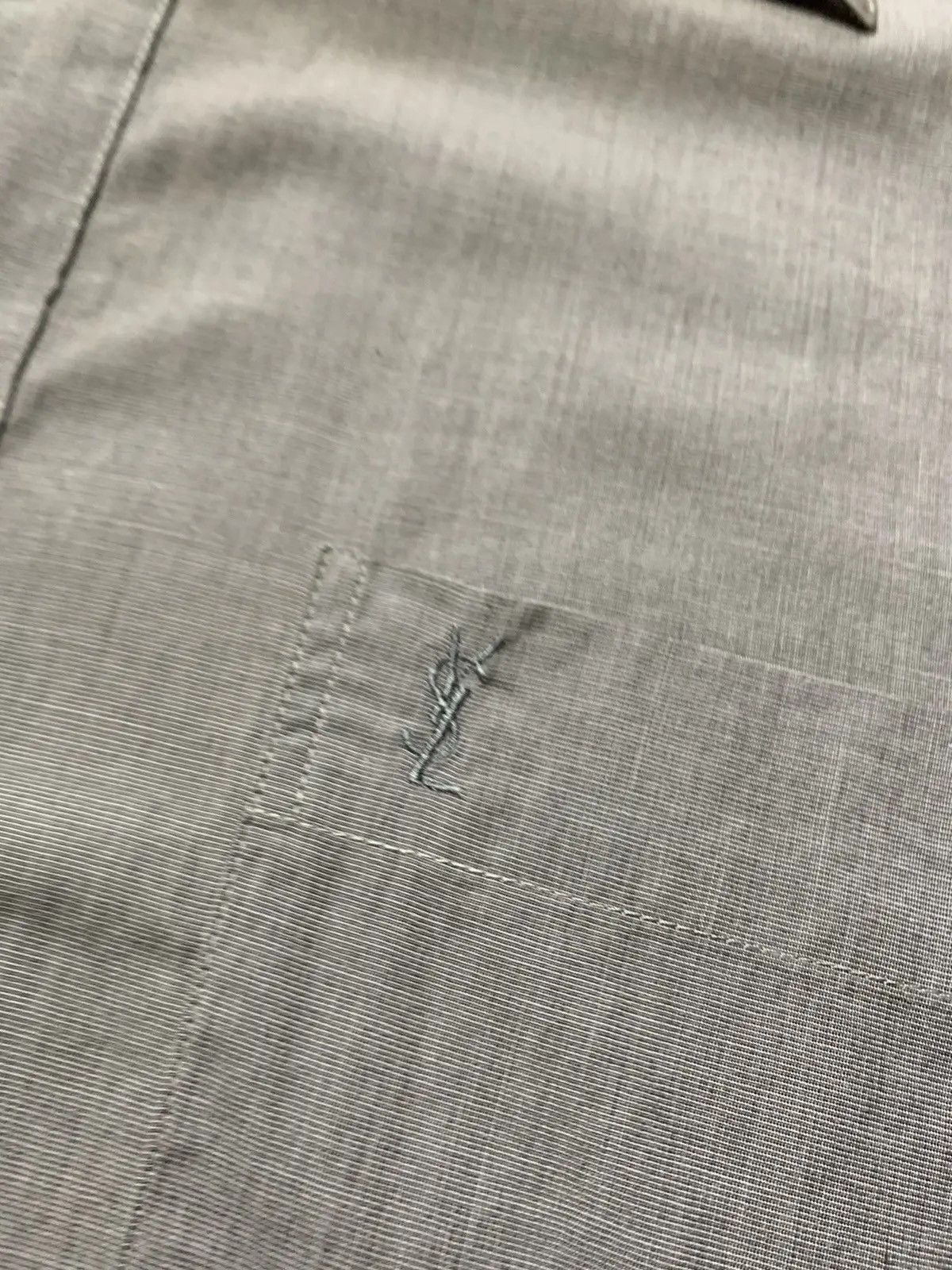Yves Saint Laurent Vintage shirt Yves Saint Laurent YSL logo L Size US L / EU 52-54 / 3 - 3 Thumbnail