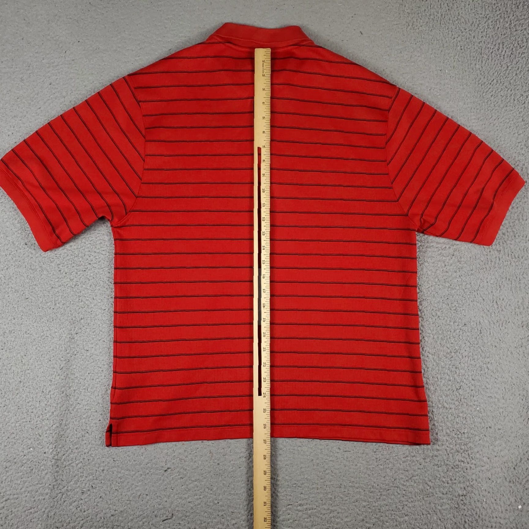 Nike Nike Polo Shirt Mens M Red Striped Dri-Fit Golf Casual Short Sleeve Polo Size US M / EU 48-50 / 2 - 4 Thumbnail