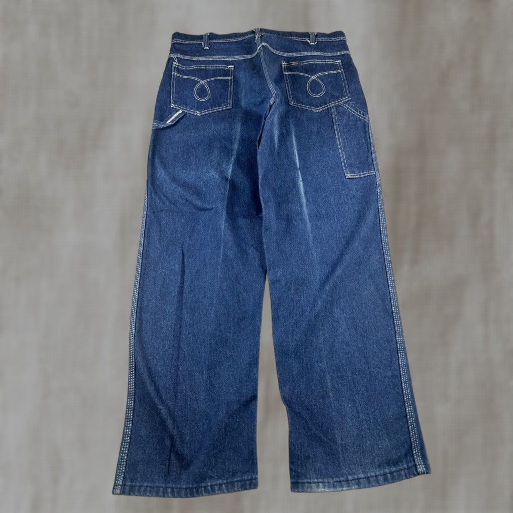 Vintage VINTAGE Key Jeans Mens 38x30 Blue Carpenter Workwear Denim Made USA 70s 80s Size US 38 / EU 54 - 1 Thumbnail