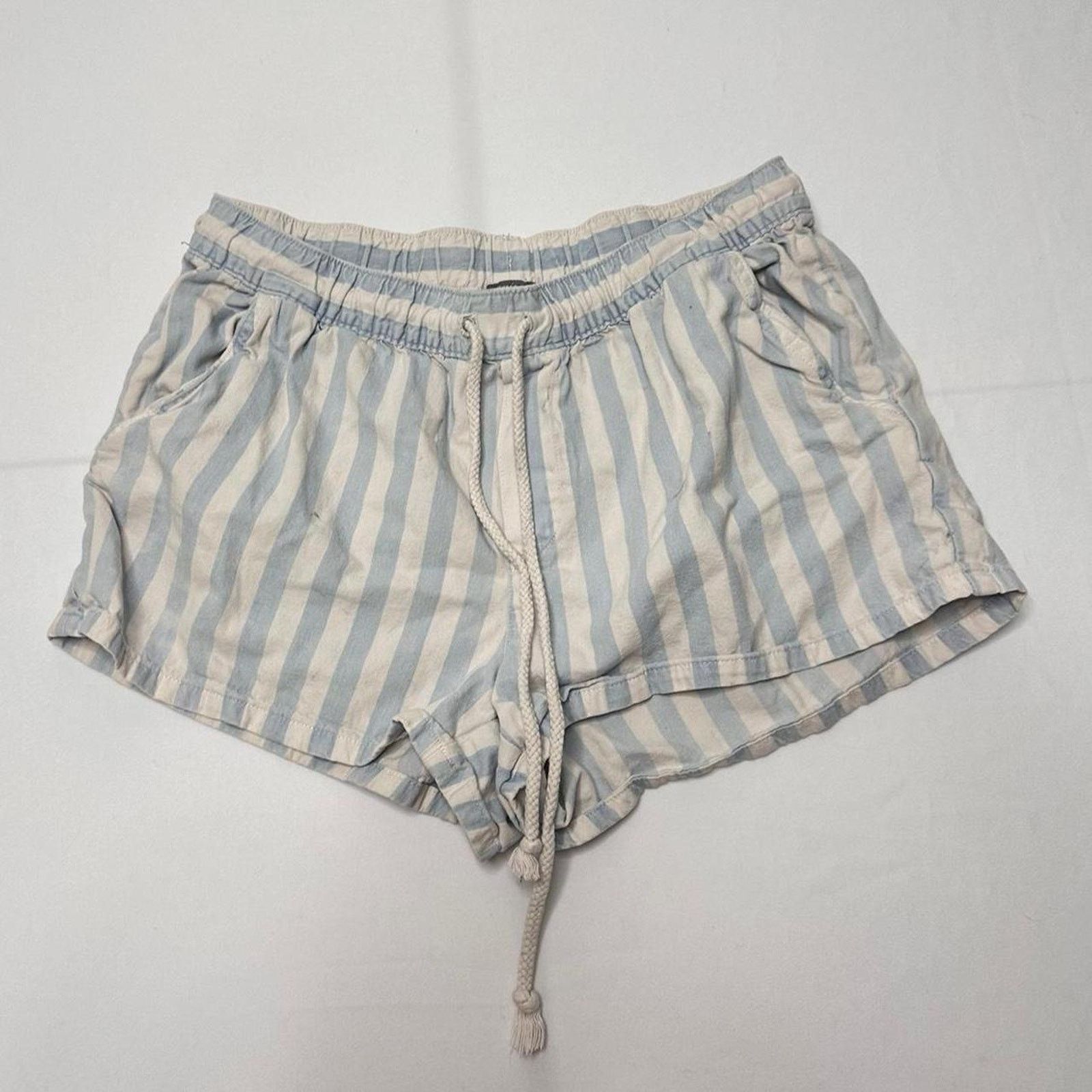Aries Aerie Striped With Drawstring Shorts Size Small Super Comfy Size 27" / US 4 / IT 40 - 1 Thumbnail