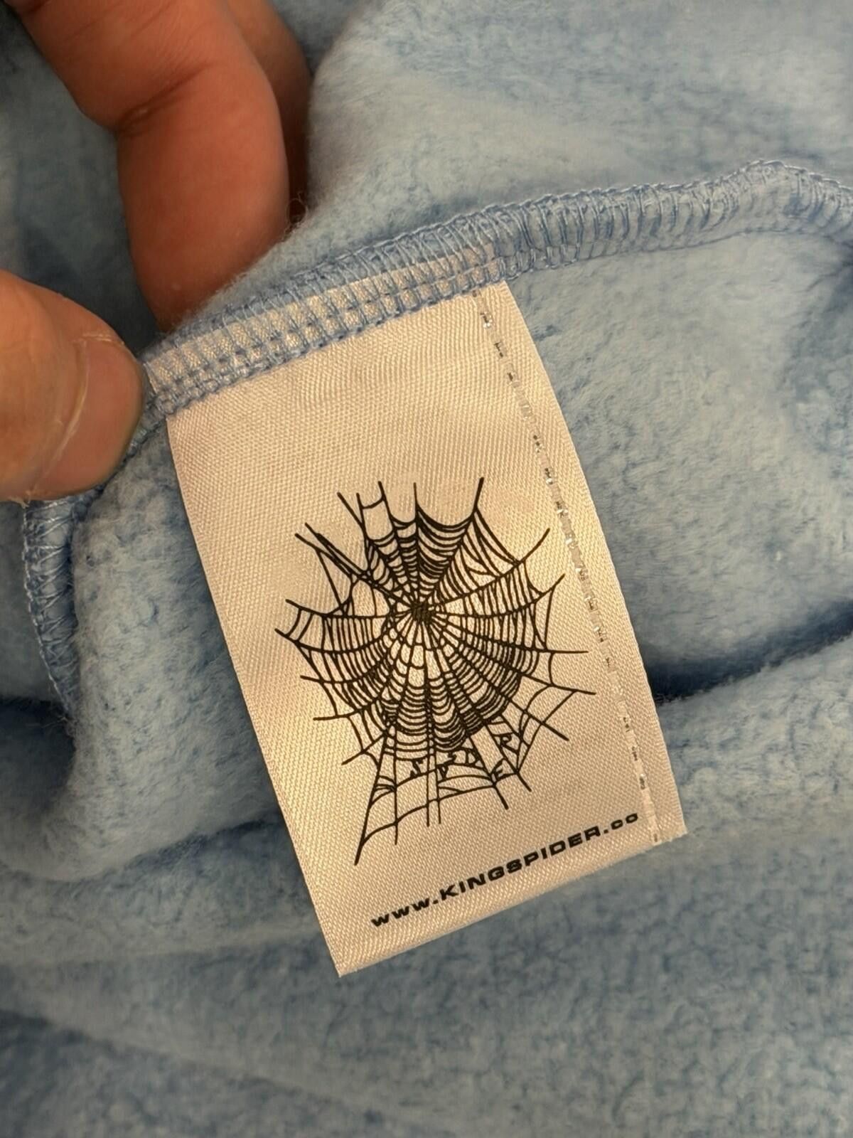 Sp5der Sp5der Stone Hoodie Size (Medium) 2026 100% Authentic Blue Size US M / EU 48-50 / 2 - 8 Thumbnail