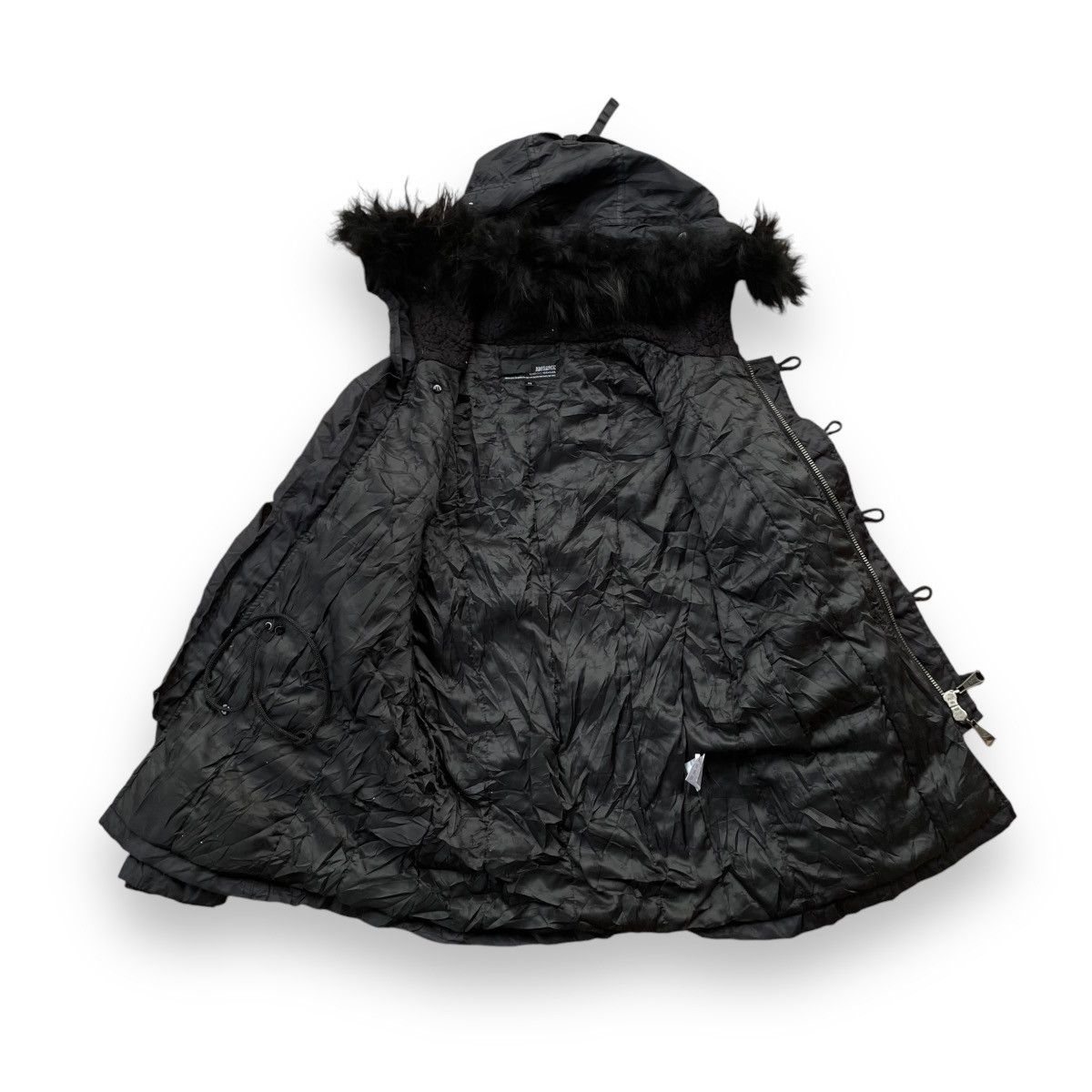If Six Was Nine × Roen × Seditionaries ABORDAGE HIROMU TAKAHARA SKULL FUR RACOON PUNK GOTHIC JACKET Size US M / EU 48-50 / 2 - 3 Thumbnail