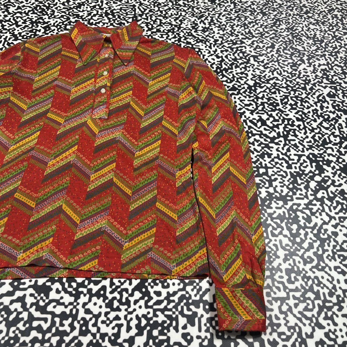 Vintage Vintage 90s Saint Clair Paris Retro Style Luxury Shirt Size M / US 6-8 / IT 42-44 - 12 Thumbnail