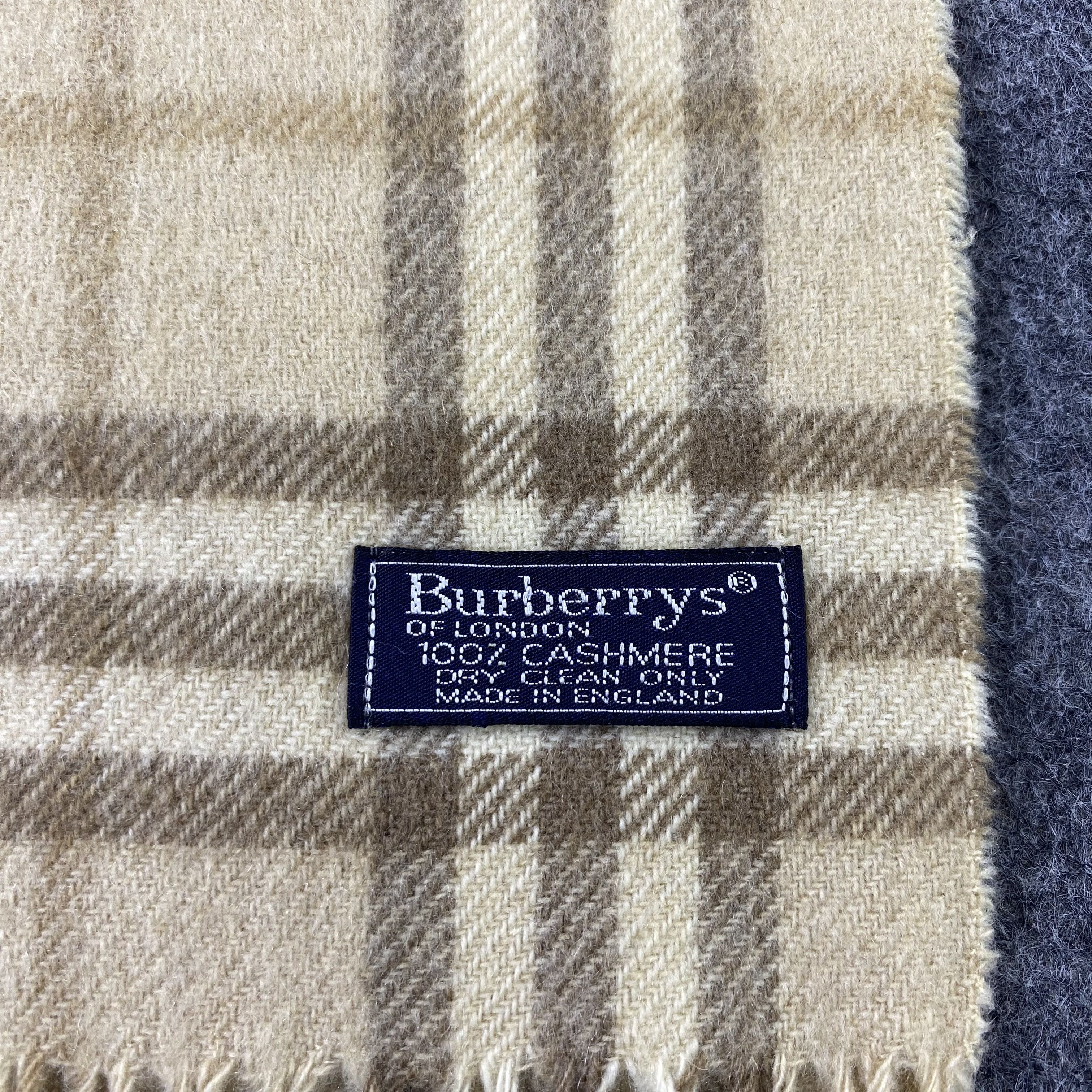 Burberry Burberry Cashmere Muffler / Scarf / Neckwear-T1518 Size ONE SIZE - 5 Thumbnail