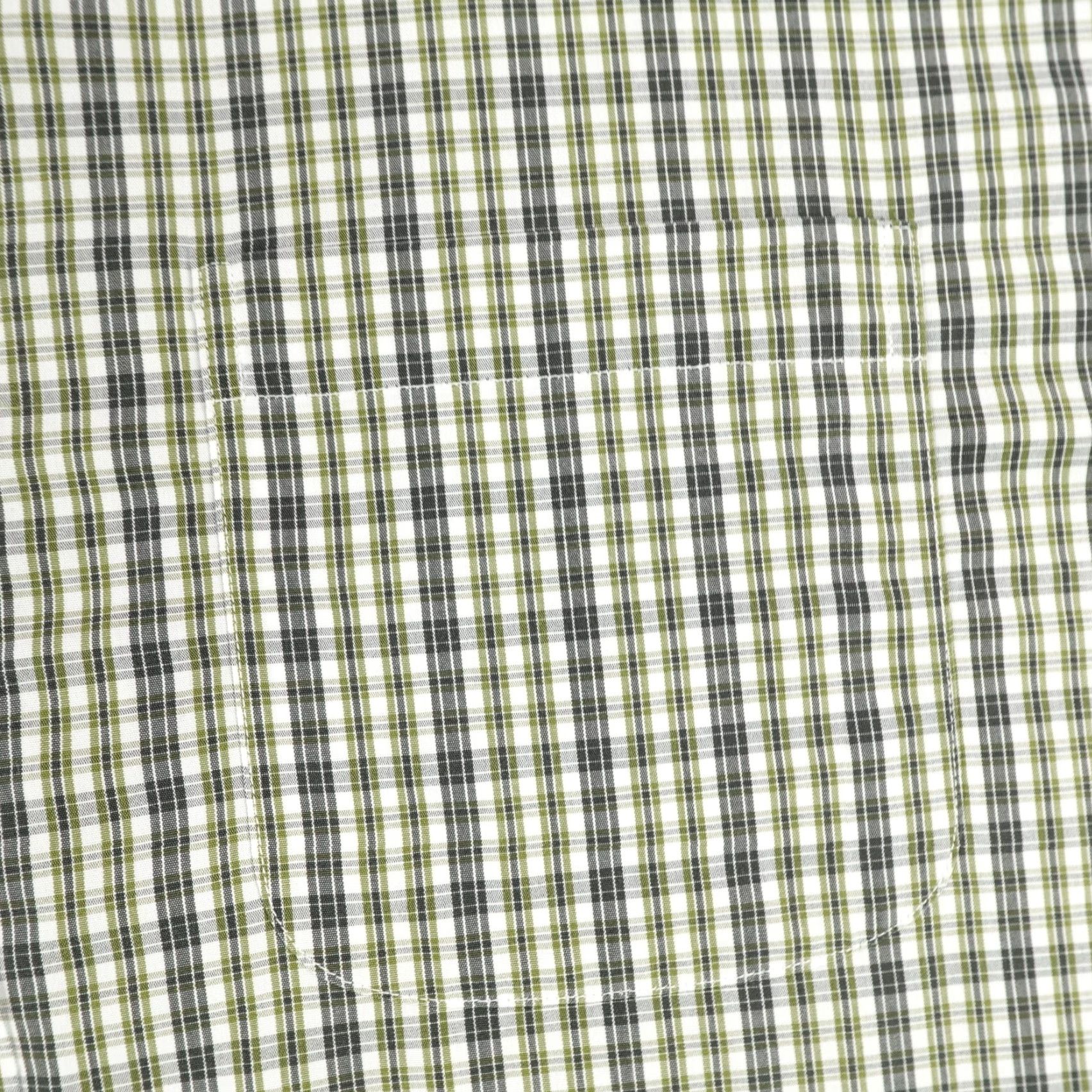 Brooks Brothers Brooks Brothers Shirt Mens M Green Blue White Plaid Button-Up Non-Iron 345 Size US M / EU 48-50 / 2 - 3 Thumbnail