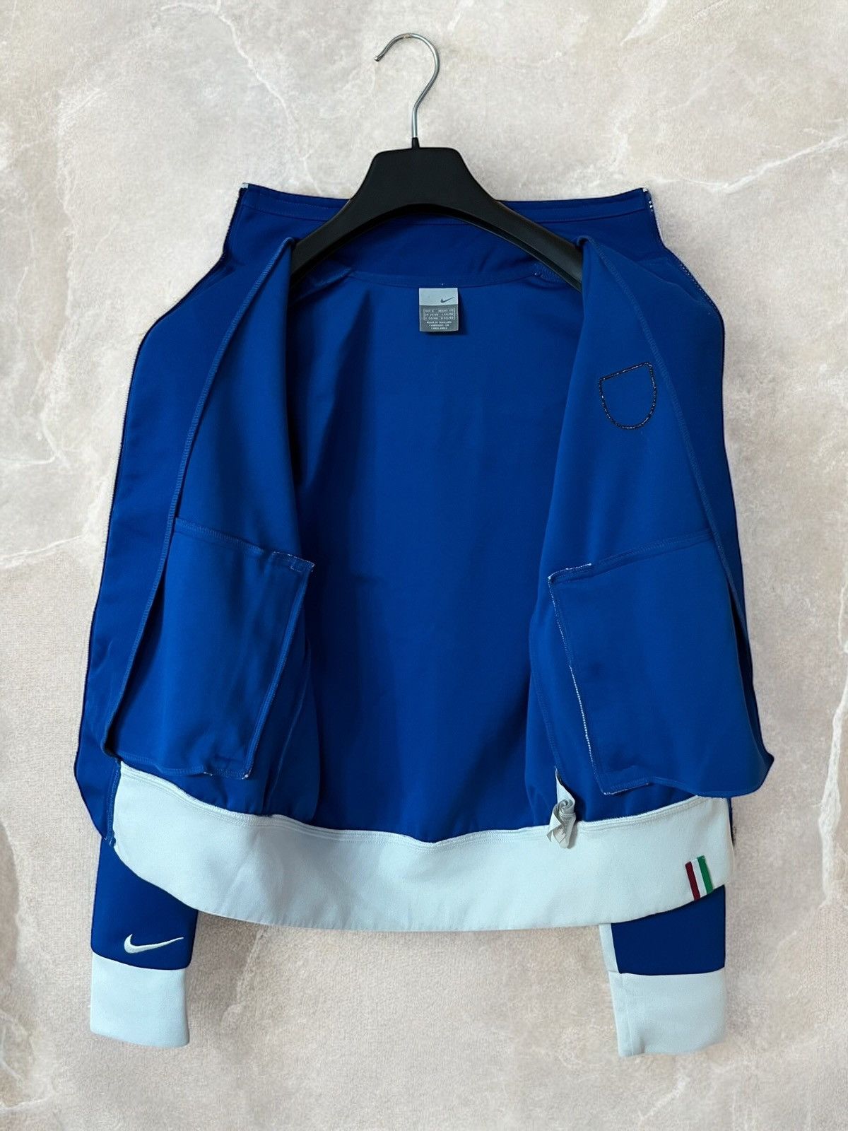 Nike × Vintage NIKE Italy "AZZURRI ULTRAS TRACK Jacket soccer National Team Size US S / EU 44-46 / 1 - 7 Thumbnail