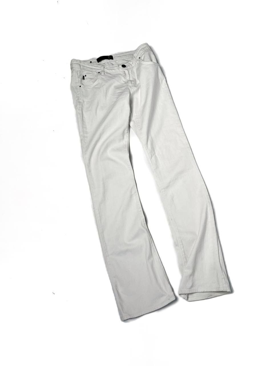 Just Cavalli Roberto Cavalli Vintage Long Flared Low Waisted Jeans Size US 28 / EU 44 - 2 Thumbnail