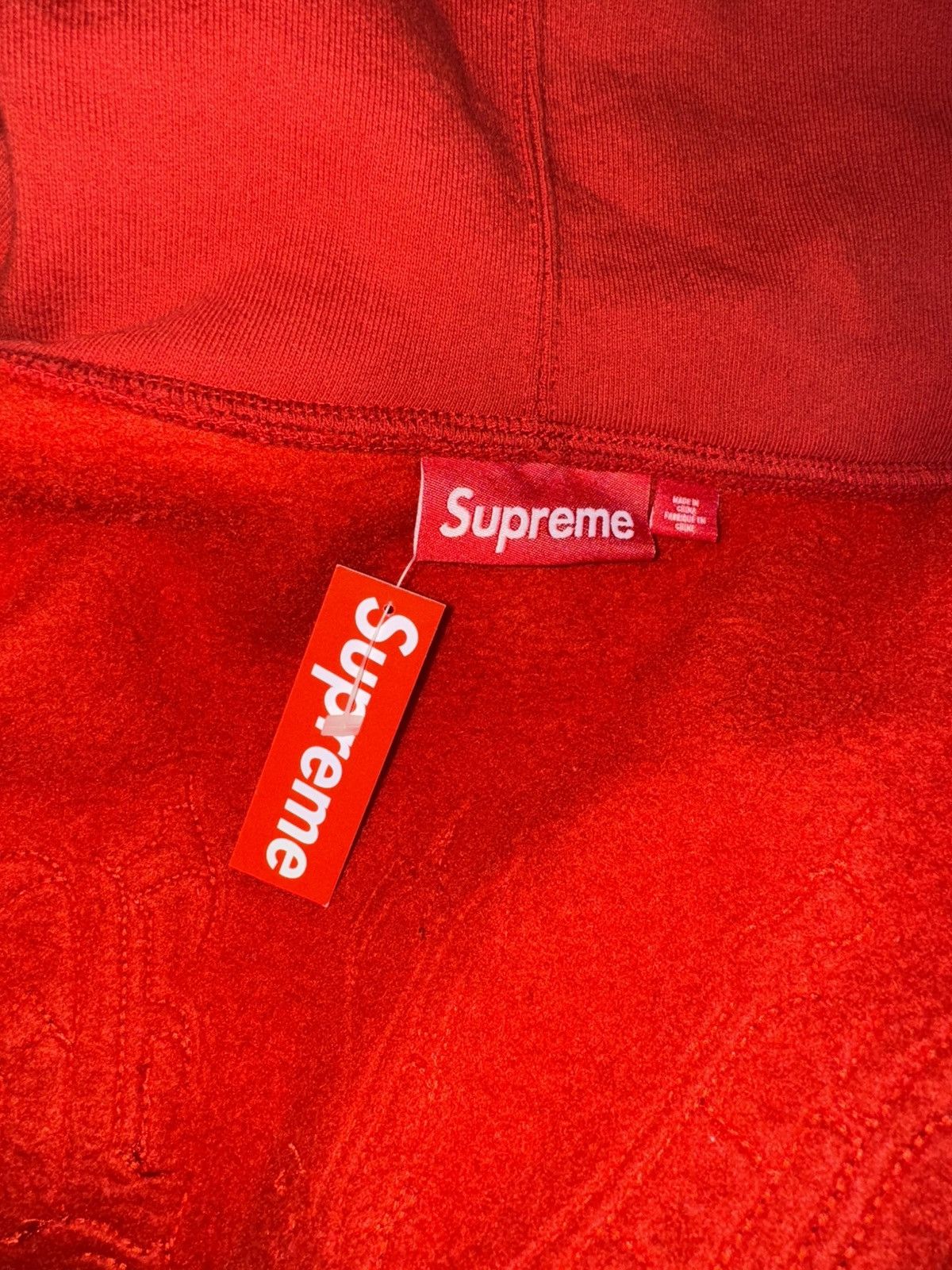 Supreme Supreme leather applique zip up hoodie Size US S / EU 44-46 / 1 - 4 Thumbnail