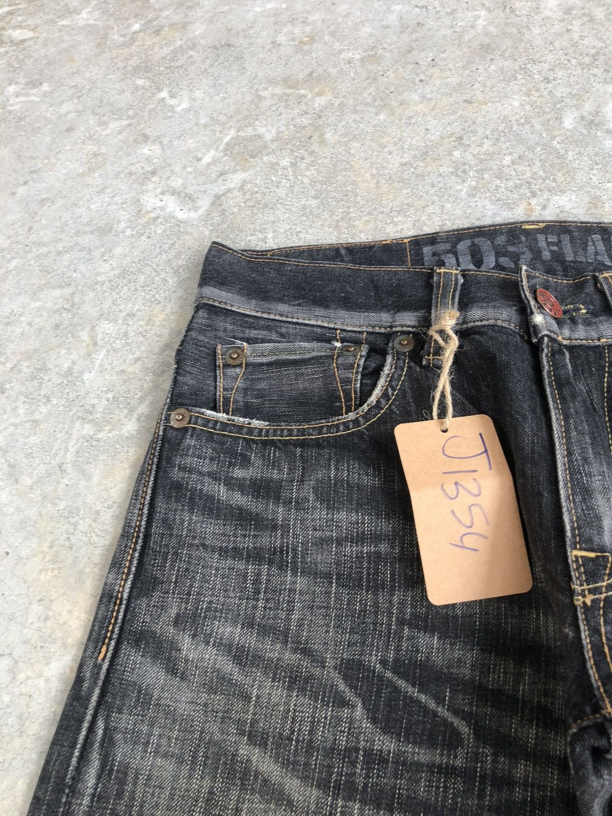 If Six Was Nine Edwin 503 Flared Jeans Distressed Jeans Size US 30 / EU 46 - 14 Thumbnail