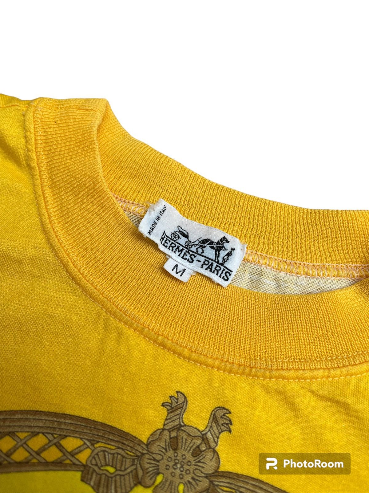 HERMES TUILERIES公園プリントTシャツヴィンテージ