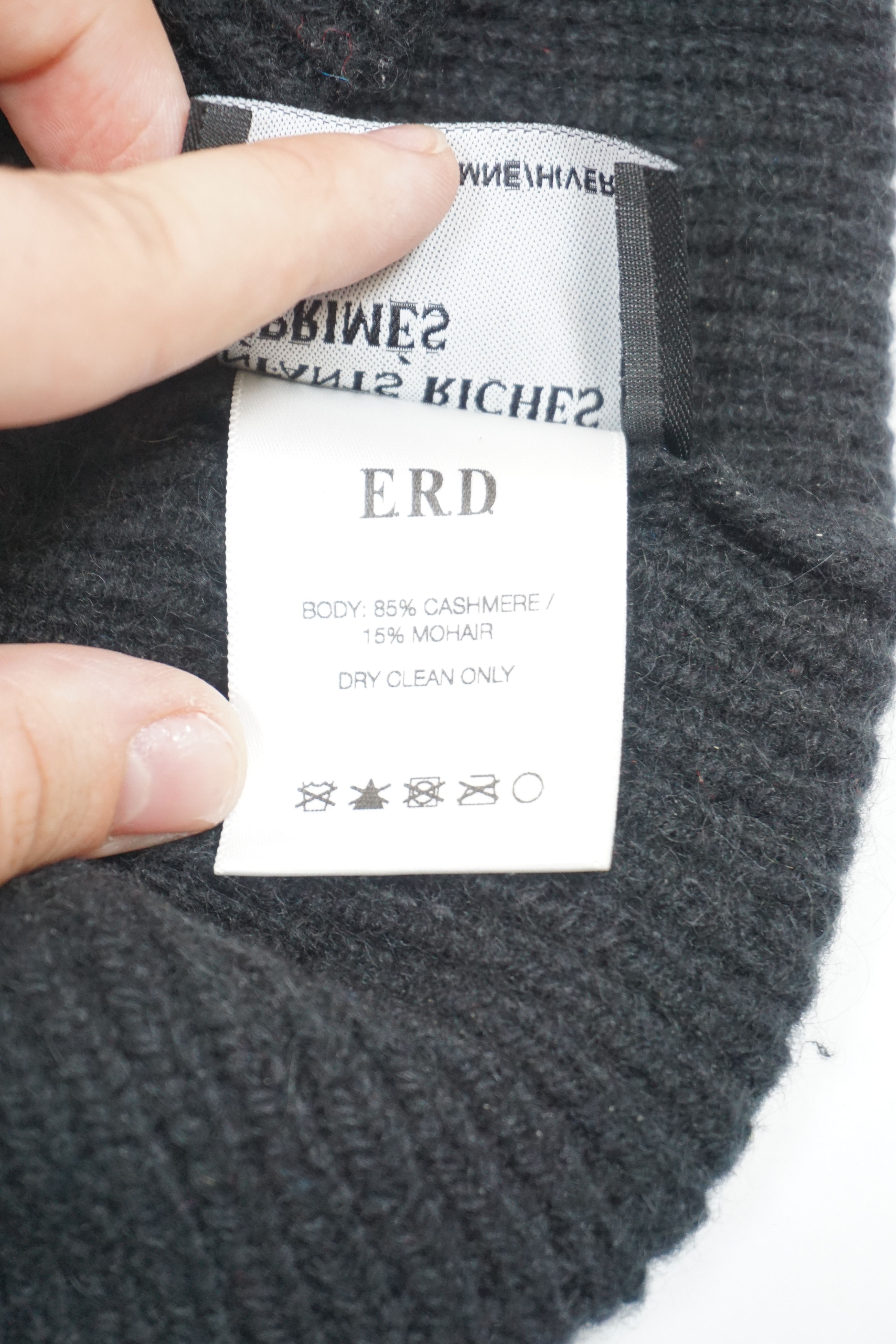 Enfants Riches Deprimes Enfants Riches Deprimes Black Beanie Size ONE SIZE - 4 Thumbnail
