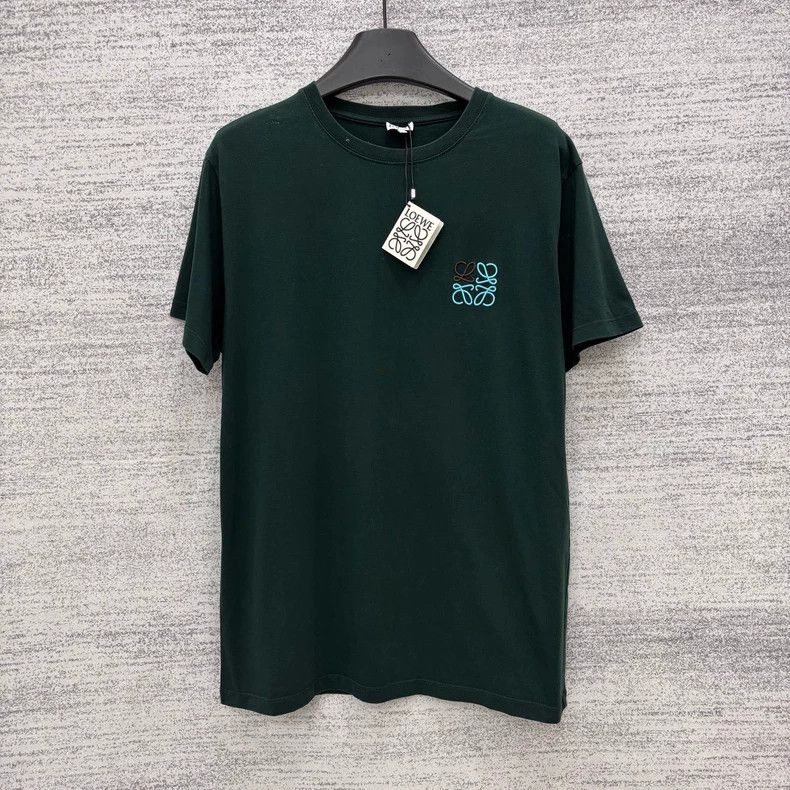 Loewe LOEWE Green and grey limited edition embroidered logo shor Size M / US 6-8 / IT 42-44 - 1 Thumbnail