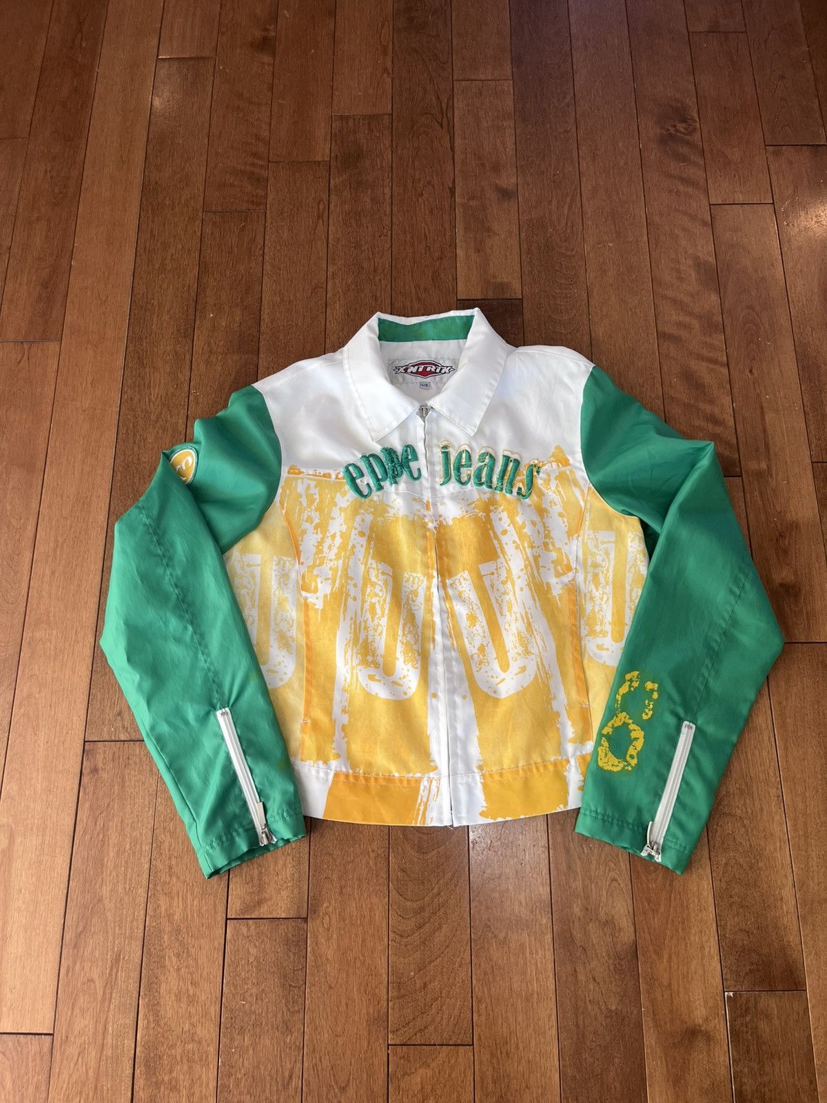 Vintage Y2k eppe jeans cropped jacket Size L / US 10 / IT 46 - 2 Thumbnail