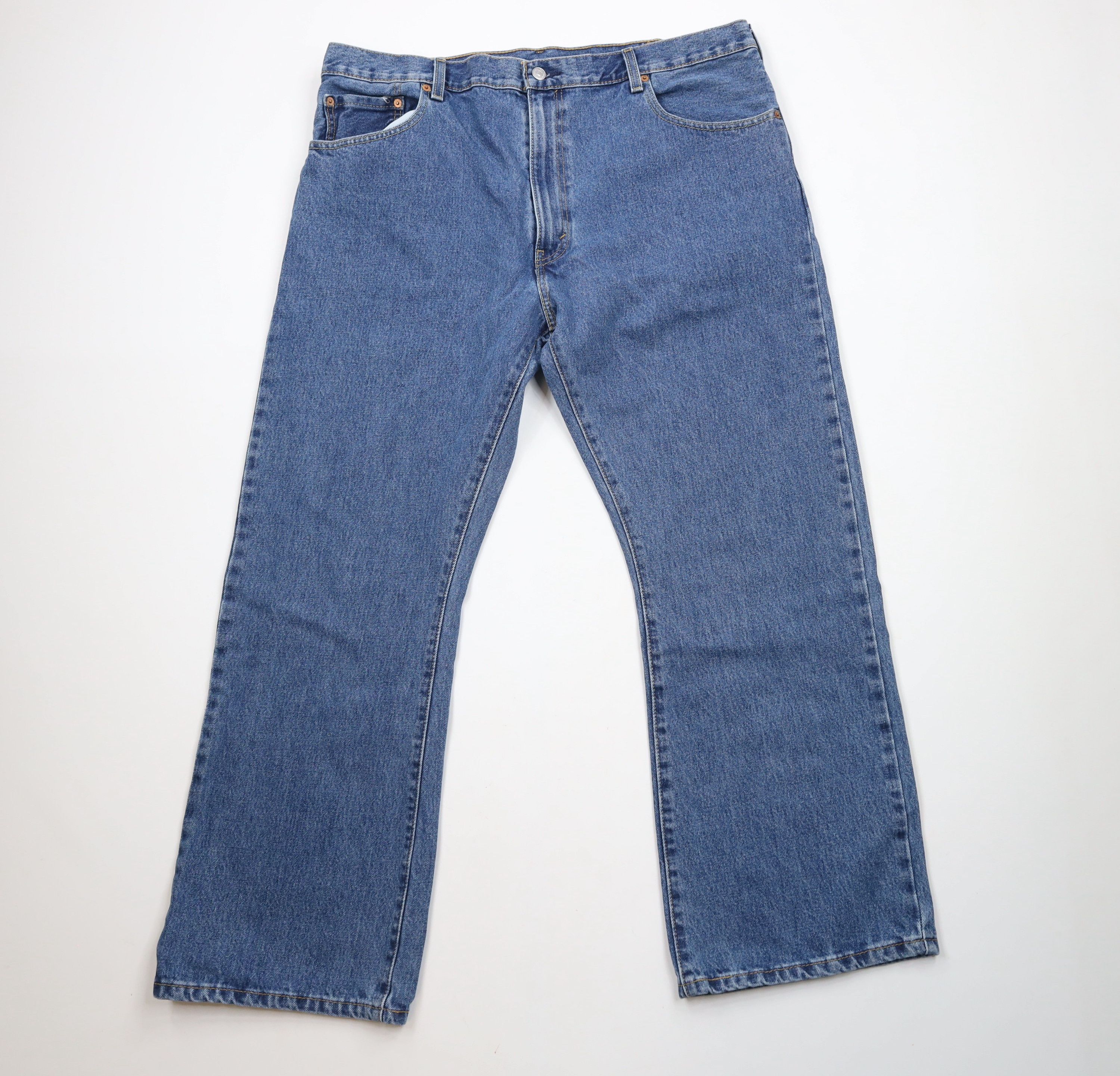 Levi's × Vintage Vintage Y2K Levis 517 Wide Leg Bootcut Western Denim Jeans Size US 42 / EU 58 - 1 Thumbnail