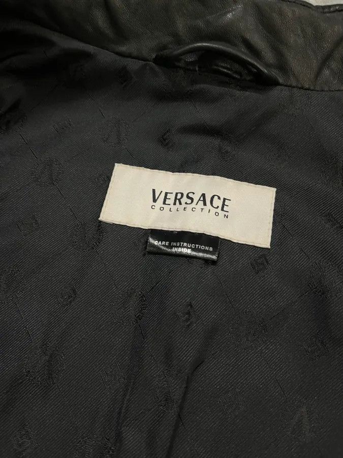 Versace AW2015 Versace Moto Black Padded Leather Jacket Size US M / EU 48-50 / 2 - 9 Thumbnail