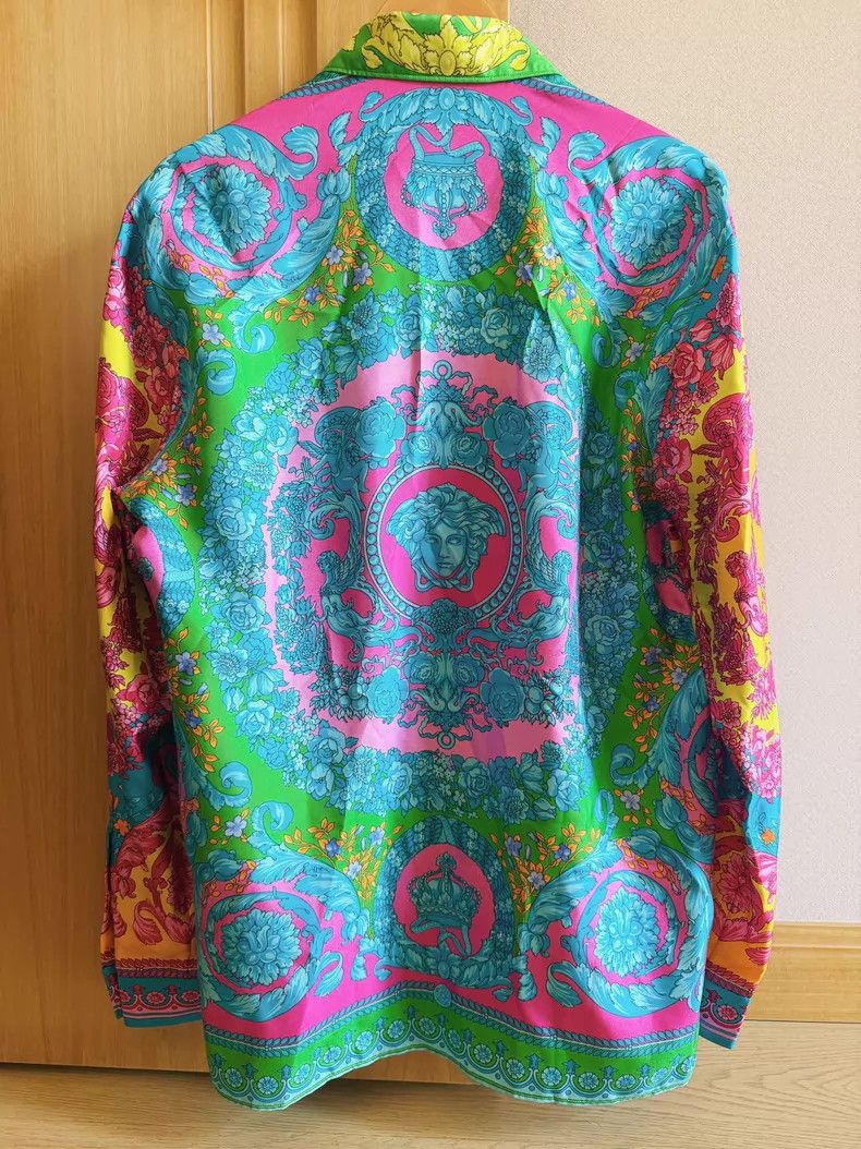 Versace Versace Main line baroque print shirt Size US XXS / EU 40 - 3 Thumbnail