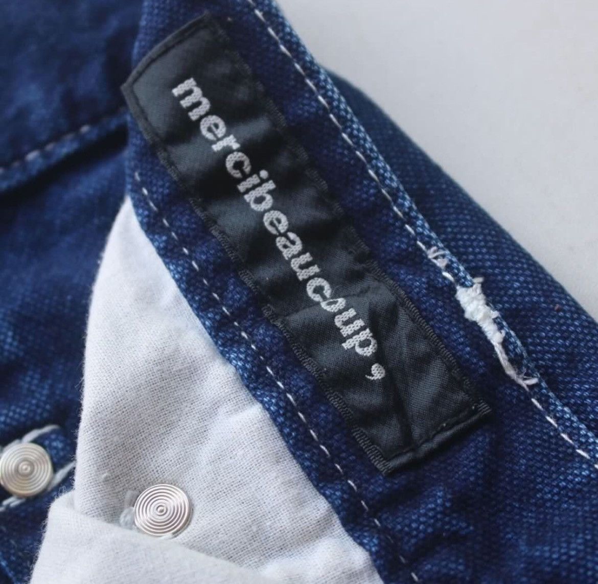 Issey Miyake × Ne-Net × mercibeaucoup Mercibeaucoup Issey Miyake Denim Pants Size US 28 / EU 44 - 8 Thumbnail