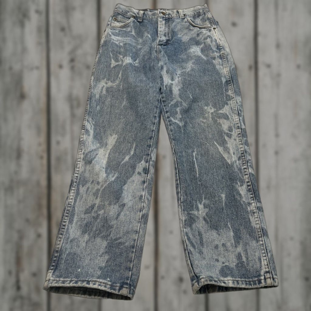 Wrangler VINTAGE Wrangler Jeans Blue 25 x 26 Snap Zipper Straight Size US 26 / EU 42 - 1 Thumbnail