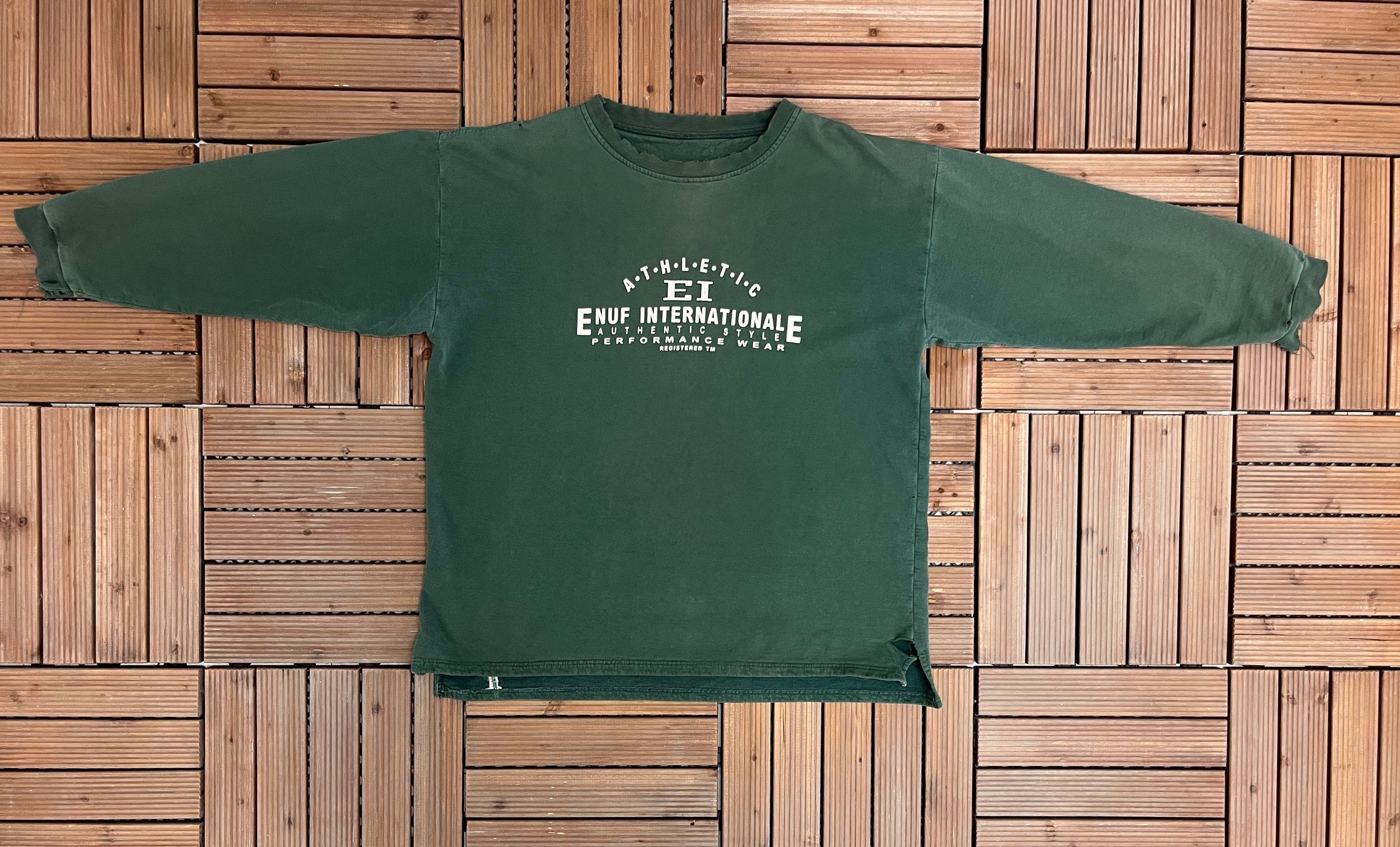 Vintage Enuf Internationale Performance Wear Vintage Crewneck Size US L / EU 52-54 / 3 - 5 Thumbnail