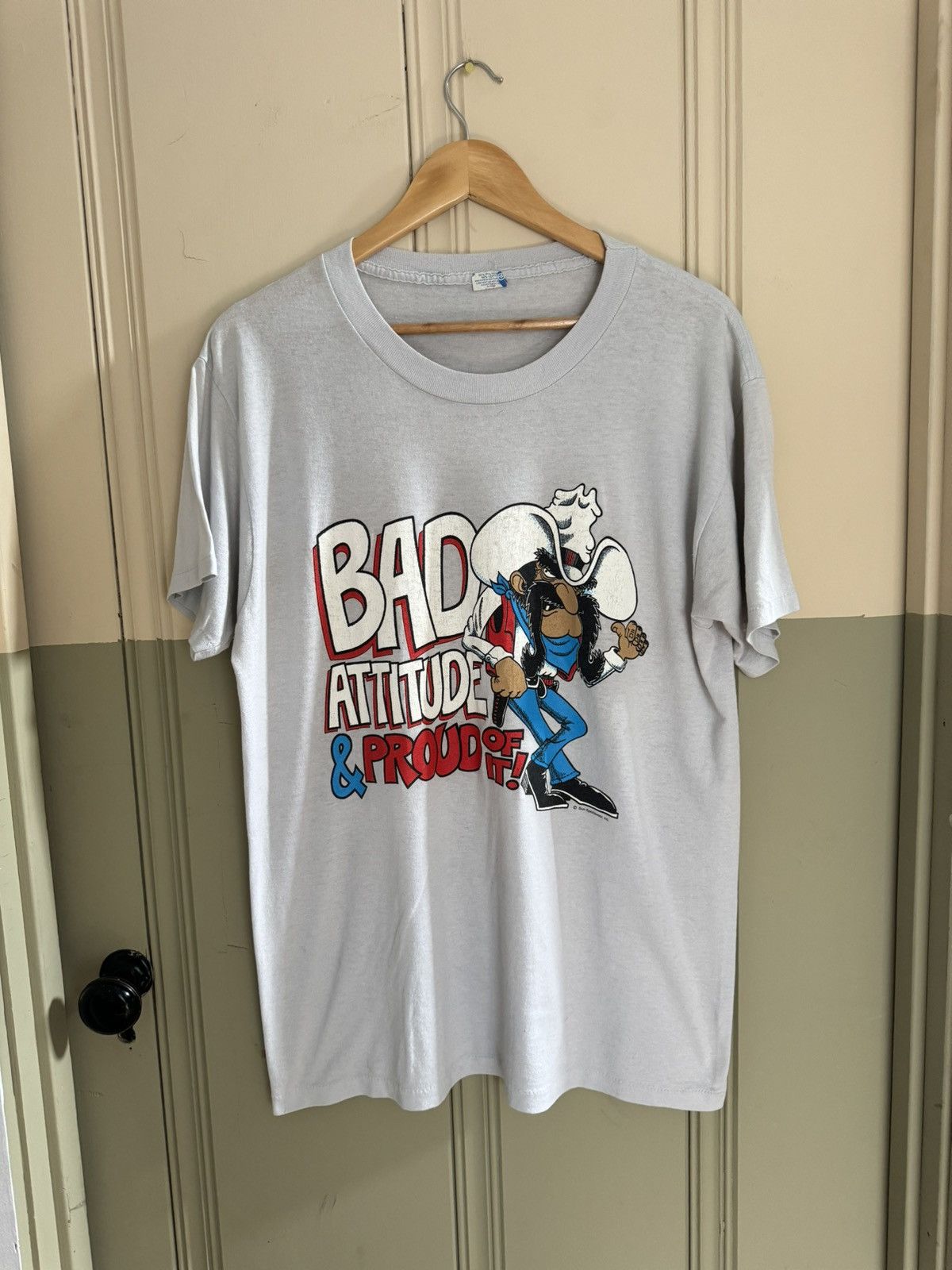 Vintage VINTAGE BAD ATTITUDE AND PROUD OF IT TSHIRT Size US L / EU 52-54 / 3 - 1 Thumbnail