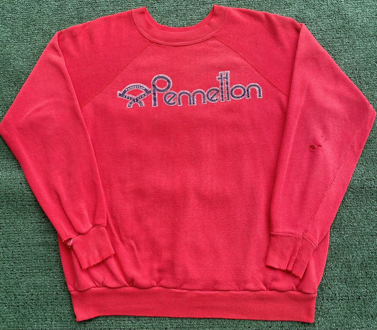 Vintage VTG 70’s Pennetton Distressed Raglan Sweatshirt Women’s M Size M / US 6-8 / IT 42-44 - 1 Thumbnail