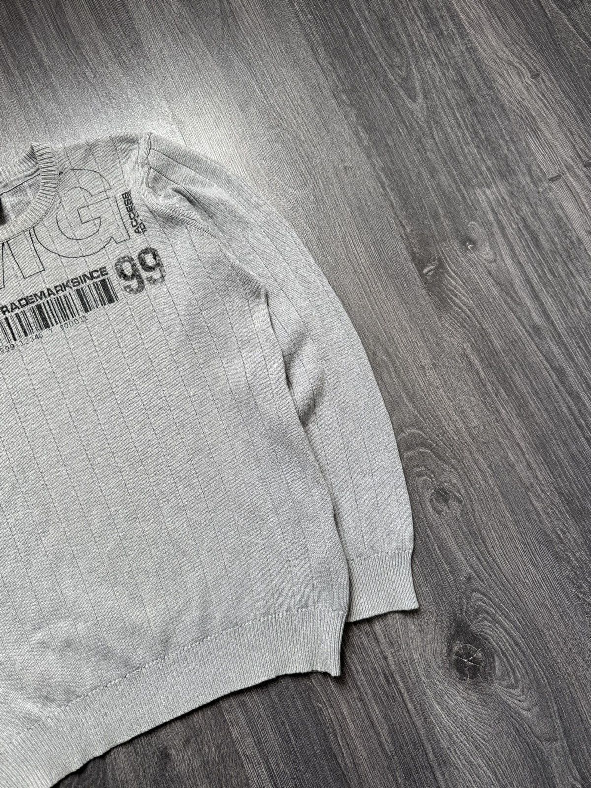 Japanese Brand Y2K Smog Dolce Gabbana / Diesel Style Avantgarde Sweater Size US S / EU 44-46 / 1 - 3 Thumbnail