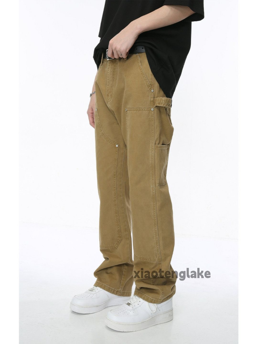 Designer × Japanese Brand × Vintage urban utility hiphop outdoor carpenter cargo pants Size US 32 / EU 48 - 4 Thumbnail