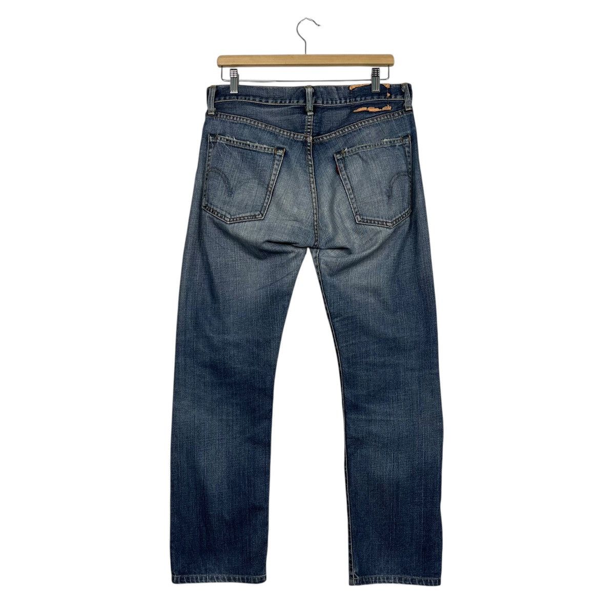 Levi's Vintage Y2k Levis Distressed Denim Jeans Size US 32 / EU 48 - 7 Thumbnail