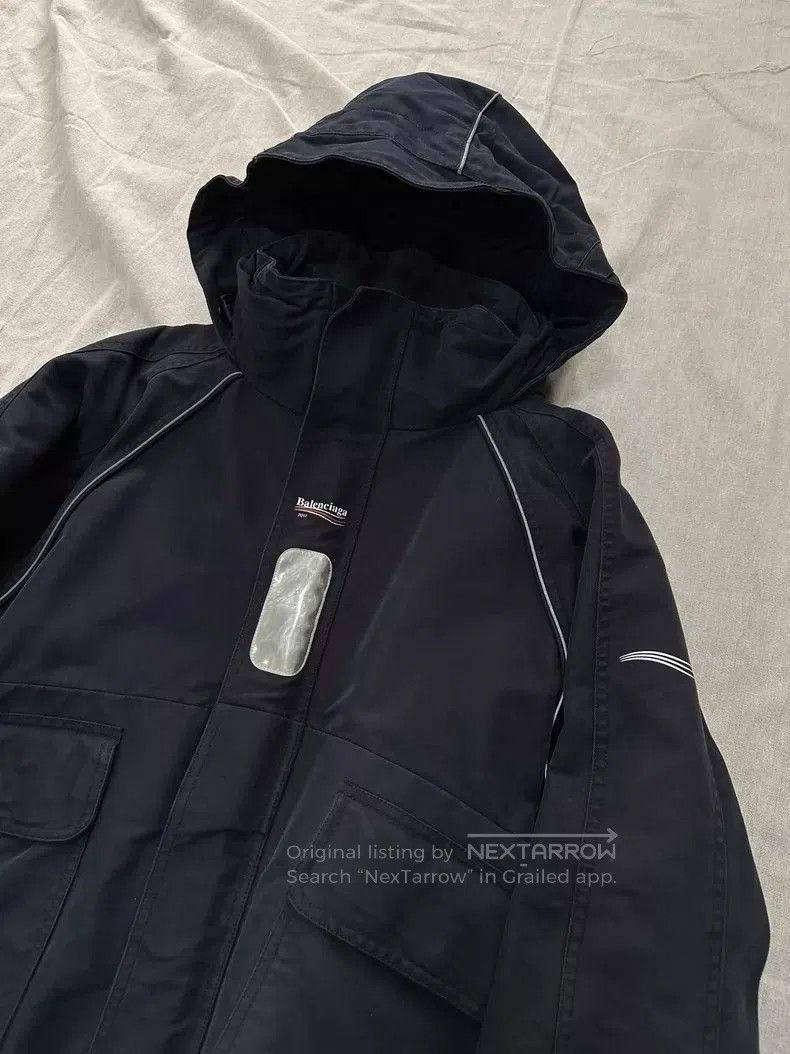 Balenciaga BALENCIAGA FW17 C Shape Parka Black. Size US L / EU 52-54 / 3 - 3 Thumbnail