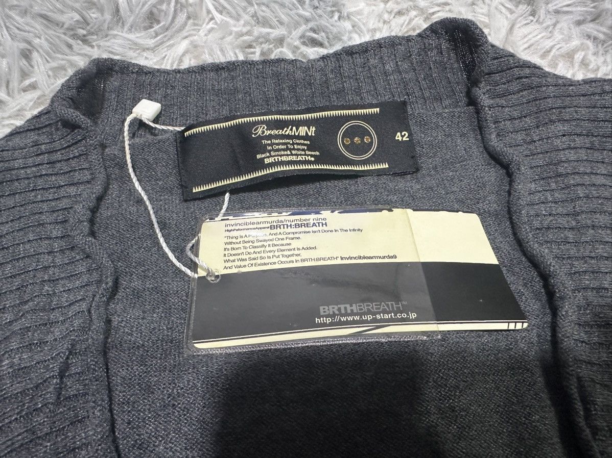Number (N)ine 🔥Archive Brthbreath x Number Nine Double Layer Long Cardigan Size US L / EU 52-54 / 3 - 16 Thumbnail