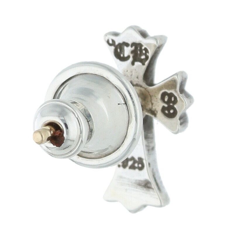 Chrome Hearts Chrome Hearts Cross Fat Stud Silver Earring